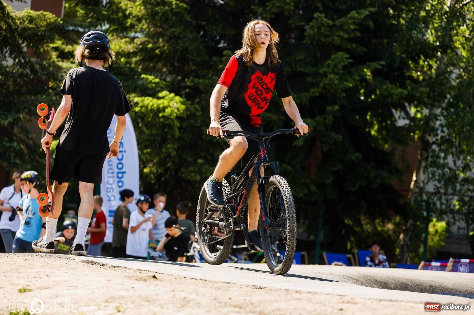 Zdjęcie w galerii na portalu naszraciborz.pl: Raciborski pumptrack oficjalnie otwarty [WIDEO] wiadomości z regionu