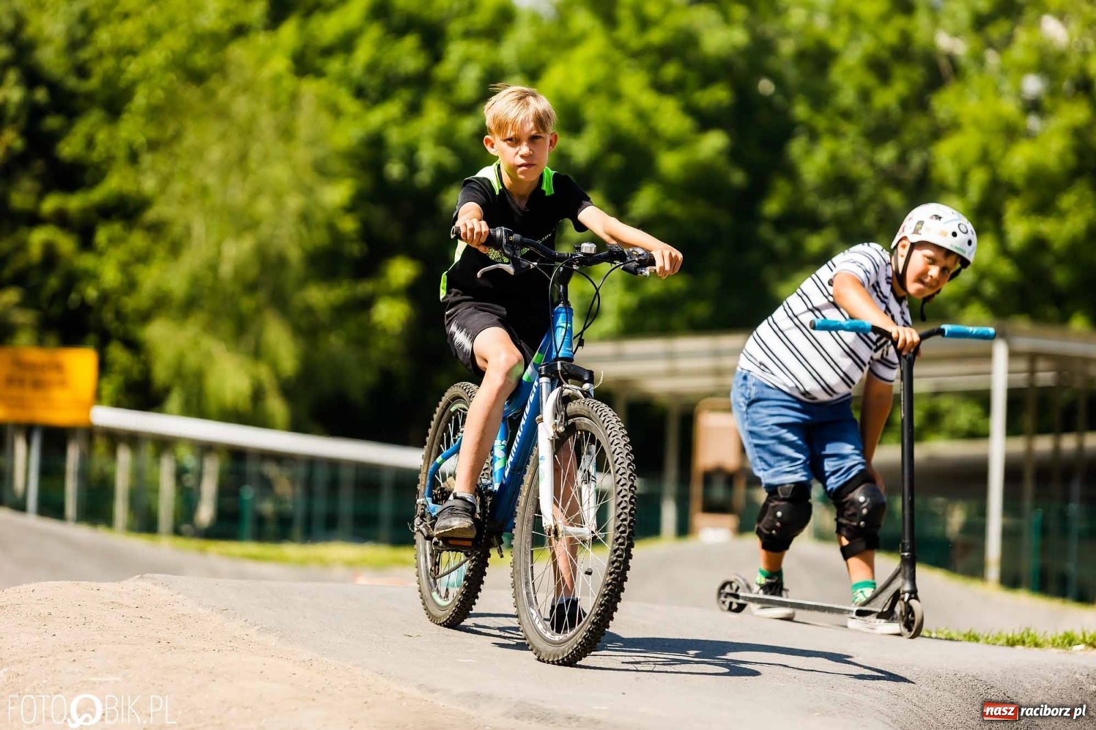 Zdjęcie w galerii na portalu naszraciborz.pl: Raciborski pumptrack oficjalnie otwarty [WIDEO] wiadomości z regionu