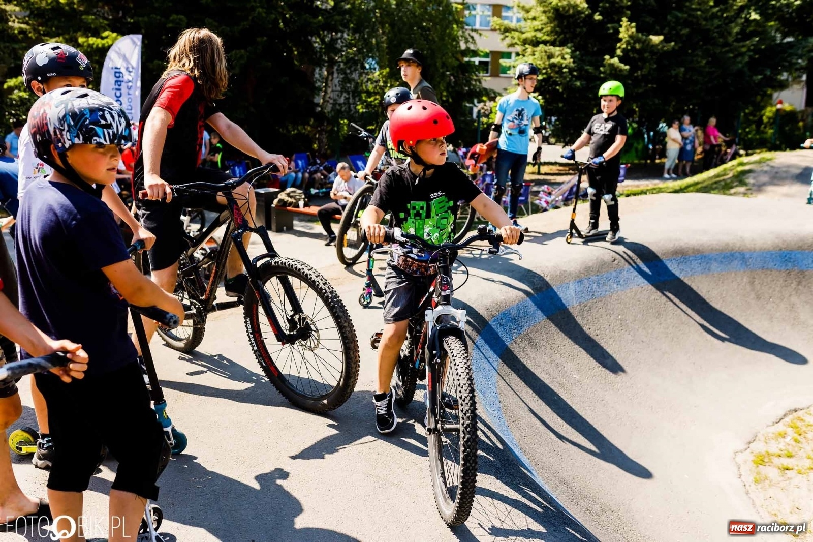 Zdjęcie w galerii na portalu naszraciborz.pl: Raciborski pumptrack oficjalnie otwarty [WIDEO] wiadomości z regionu