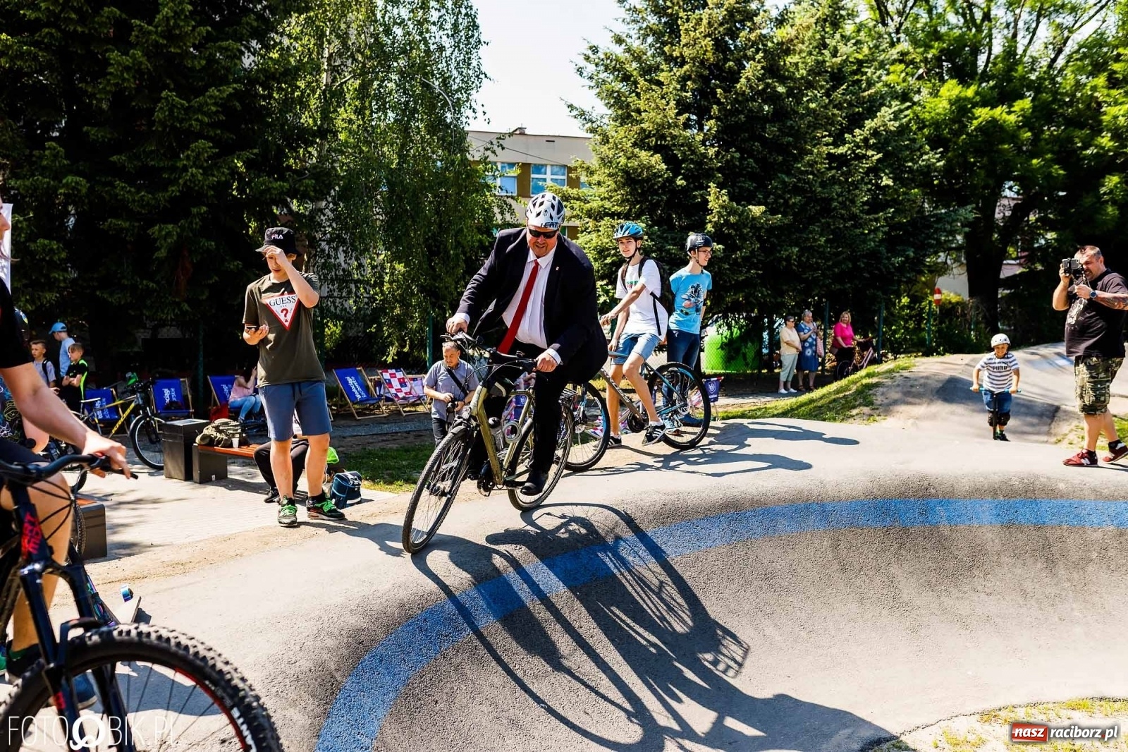 Zdjęcie w galerii na portalu naszraciborz.pl: Raciborski pumptrack oficjalnie otwarty [WIDEO] wiadomości z regionu