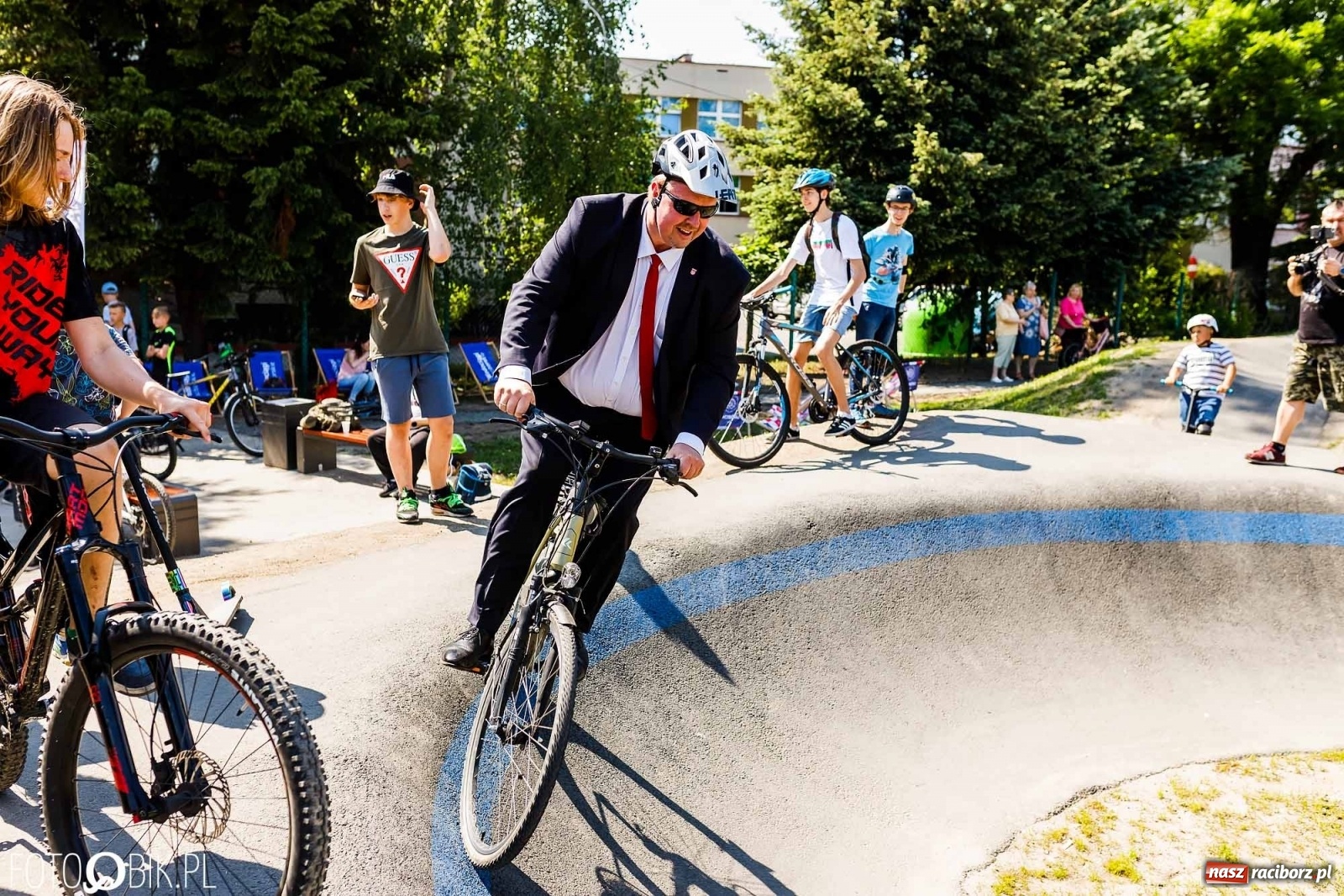 Zdjęcie w galerii na portalu naszraciborz.pl: Raciborski pumptrack oficjalnie otwarty [WIDEO] wiadomości z regionu