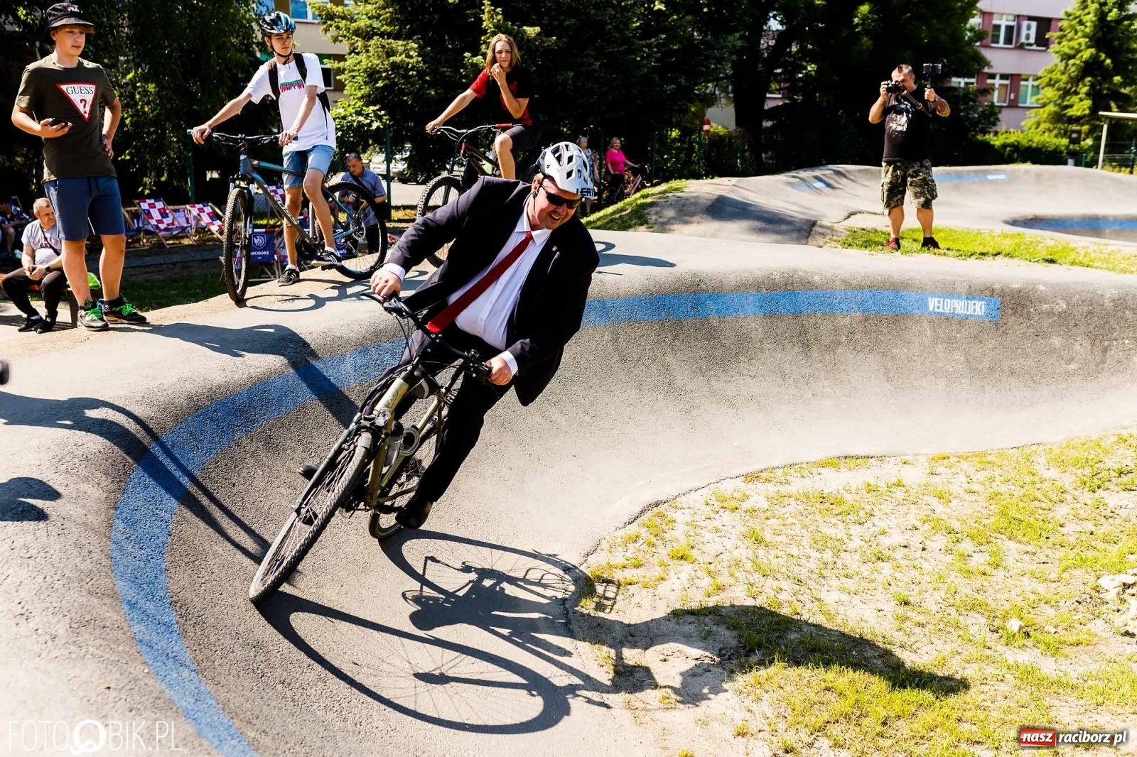 Zdjęcie w galerii na portalu naszraciborz.pl: Raciborski pumptrack oficjalnie otwarty [WIDEO] wiadomości z regionu