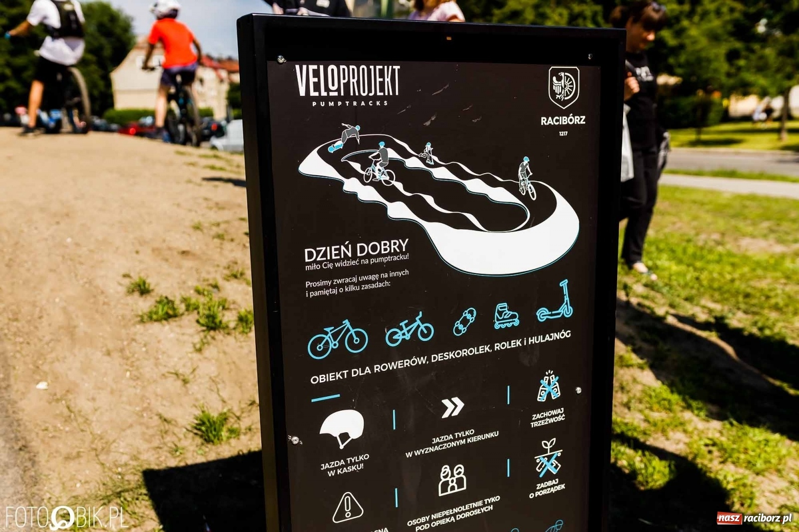 Zdjęcie w galerii na portalu naszraciborz.pl: Raciborski pumptrack oficjalnie otwarty [WIDEO] wiadomości z regionu