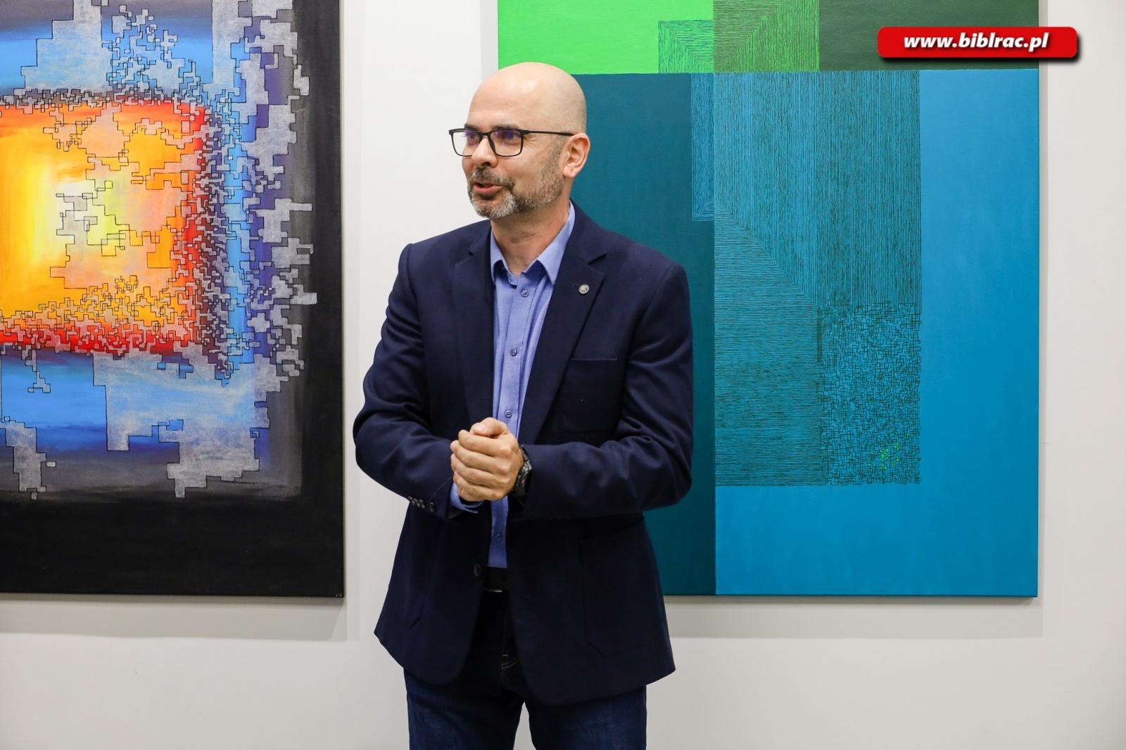 Zdjęcie w galerii na portalu naszraciborz.pl: Dariusz Zygadło zaprezentował swoje obrazy w Galerii Gawra wiadomości z regionu