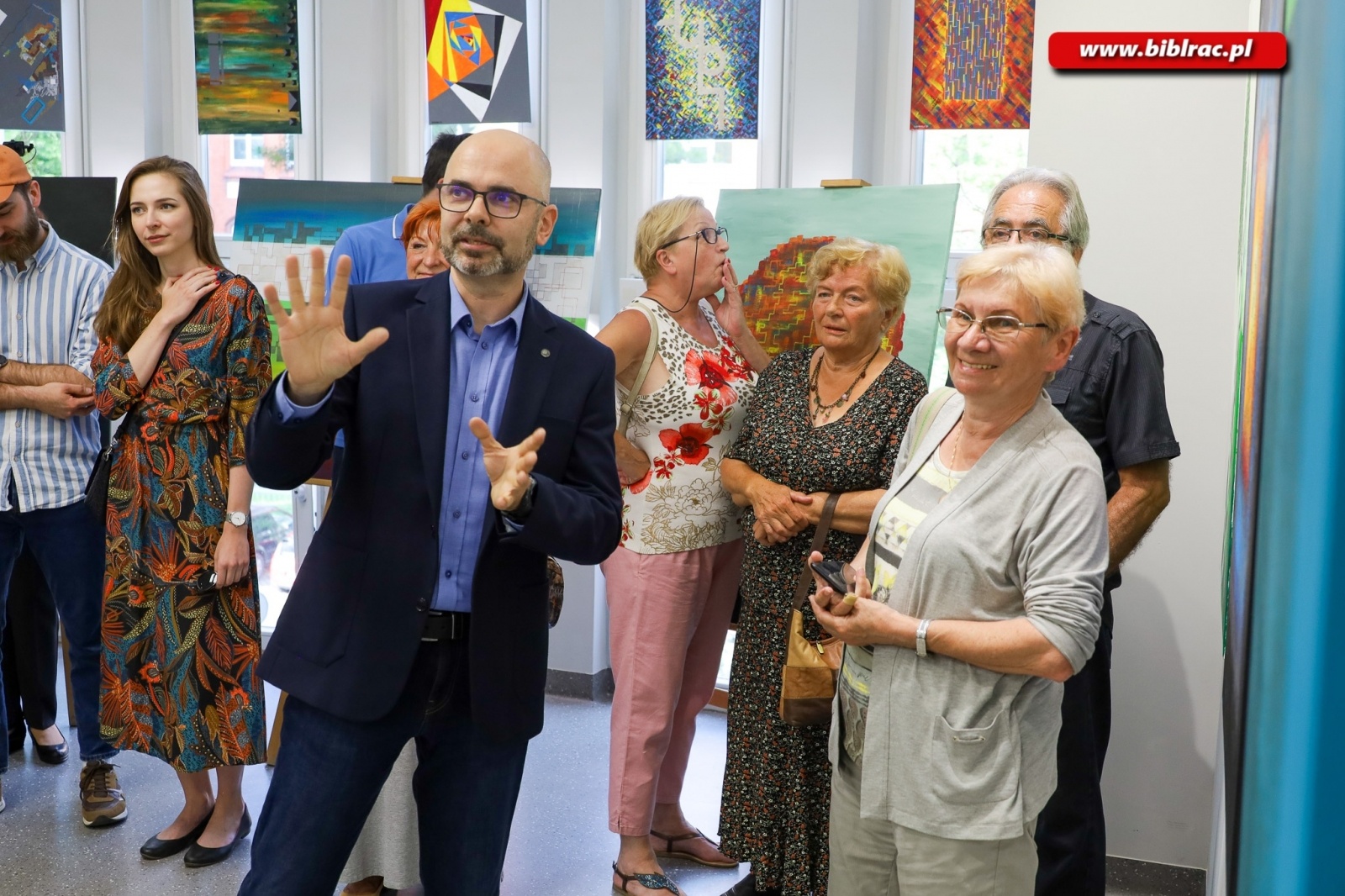 Zdjęcie w galerii na portalu naszraciborz.pl: Dariusz Zygadło zaprezentował swoje obrazy w Galerii Gawra wiadomości z regionu