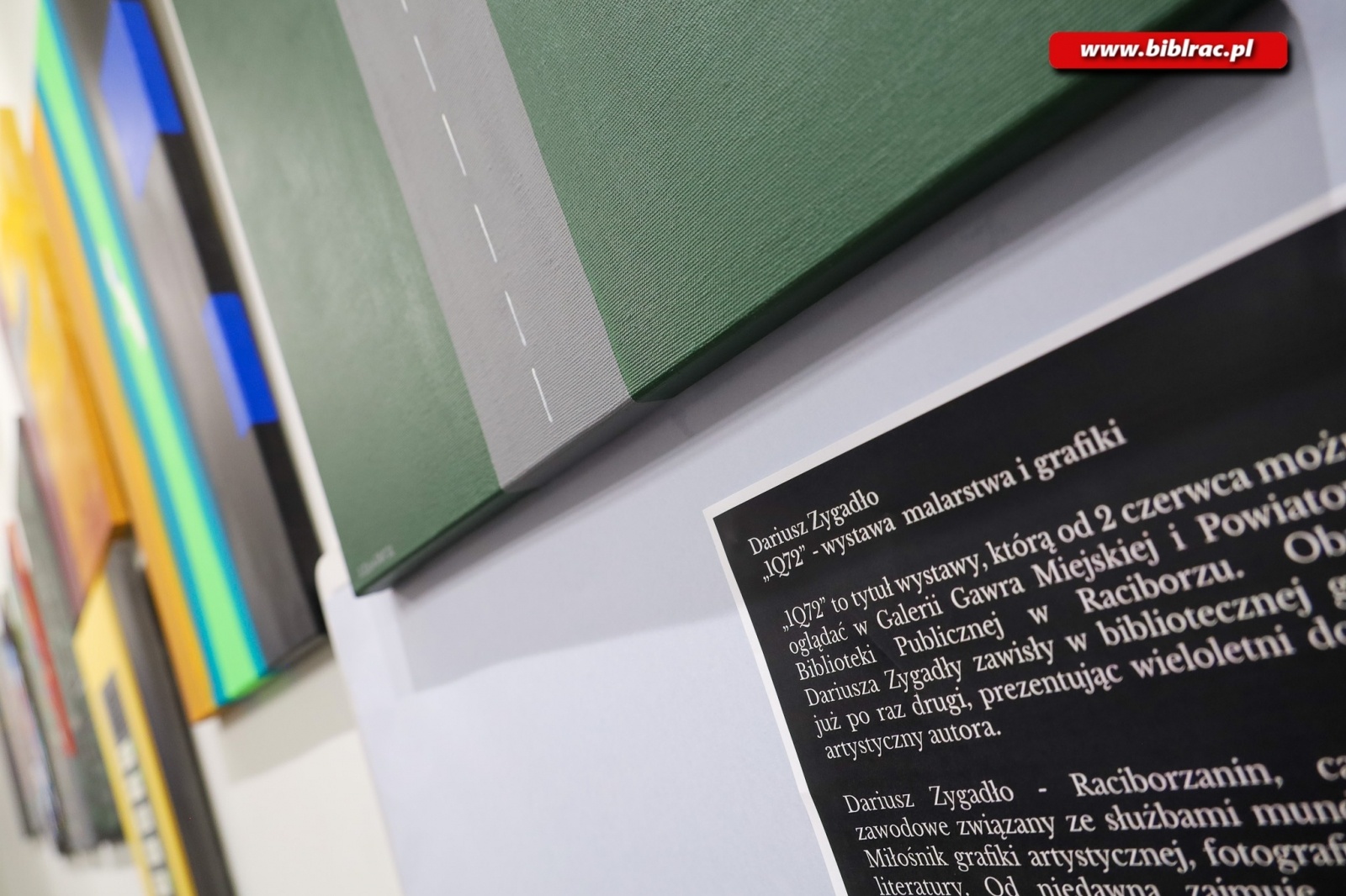 Zdjęcie w galerii na portalu naszraciborz.pl: Dariusz Zygadło zaprezentował swoje obrazy w Galerii Gawra wiadomości z regionu