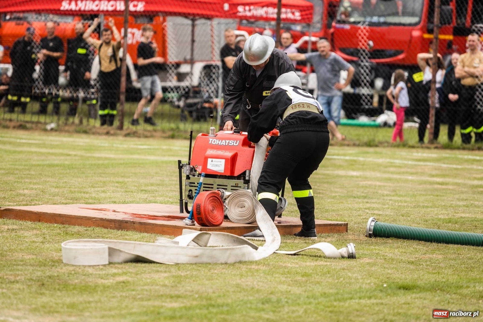 Zdjęcie w galerii na portalu naszraciborz.pl: Nie ma mocnych na Samborowice. Zgarnęli wszystko w zawodach strażackich gminy Pietrowice Wielkie wiadomości z regionu
