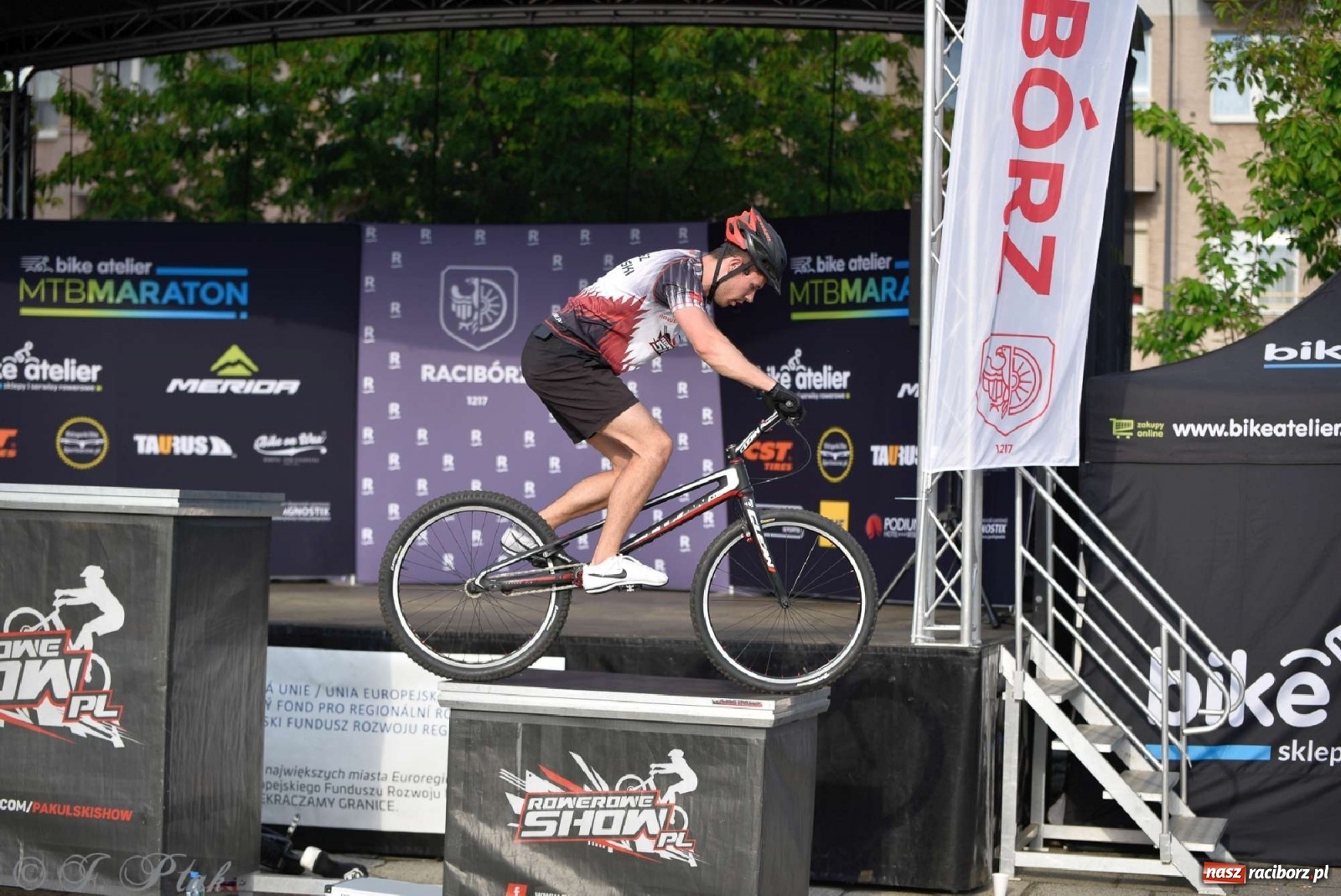 Zdjęcie w galerii na portalu naszraciborz.pl: Racibórz kocha rower i rowerowe show uczestnika Mam Talent wiadomości z regionu