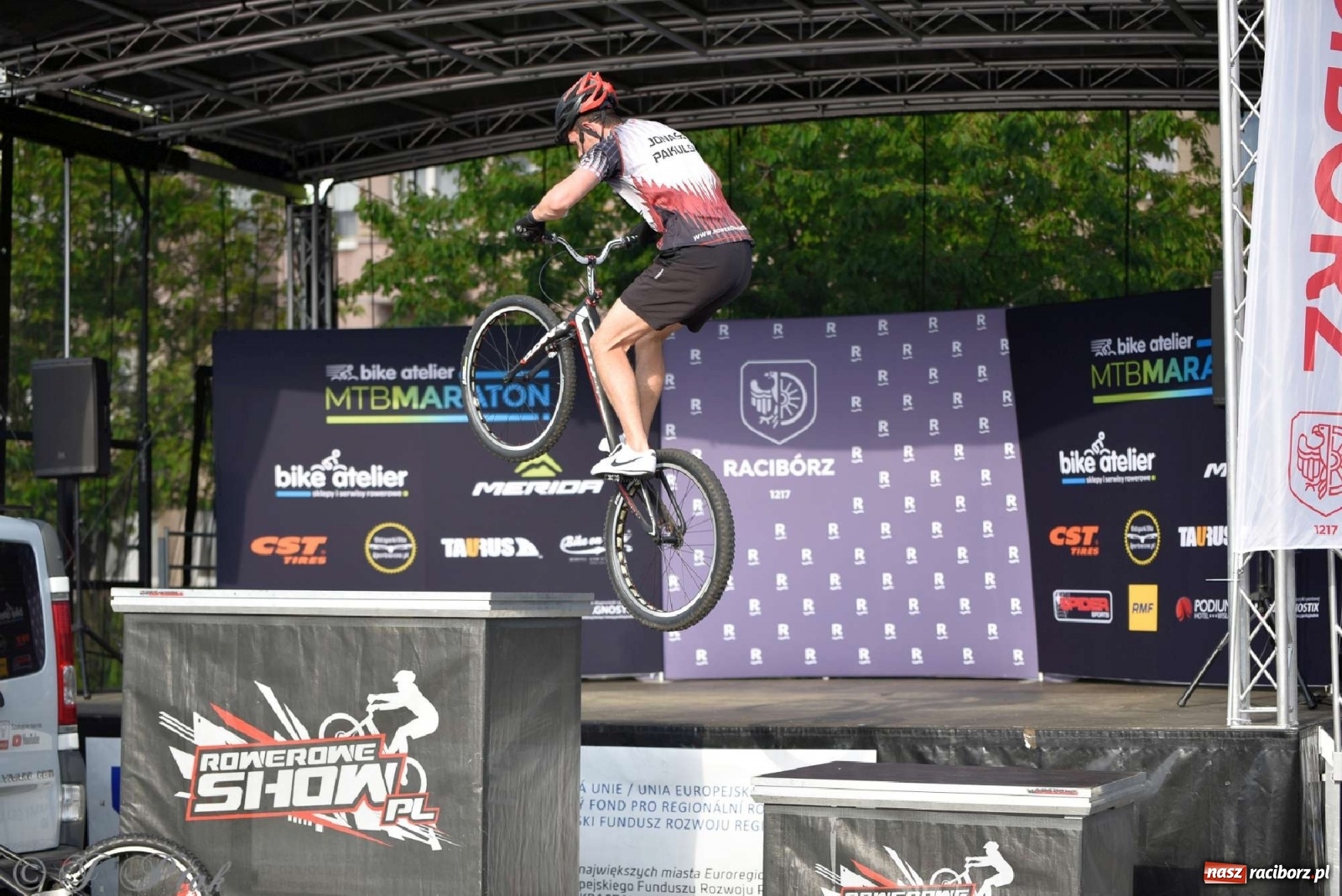 Zdjęcie w galerii na portalu naszraciborz.pl: Racibórz kocha rower i rowerowe show uczestnika Mam Talent wiadomości z regionu