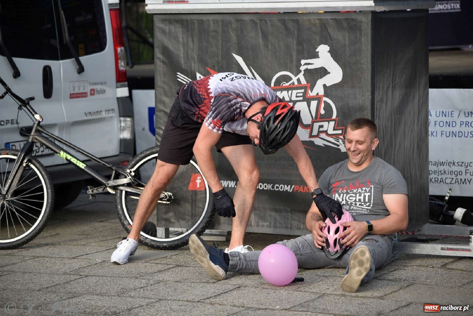 Zdjęcie w galerii na portalu naszraciborz.pl: Racibórz kocha rower i rowerowe show uczestnika Mam Talent wiadomości z regionu