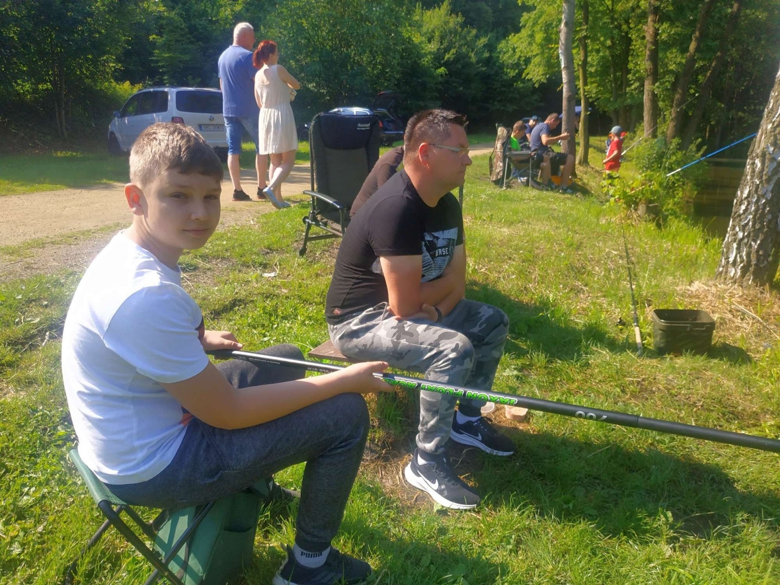 Zdjęcie w galerii na portalu naszraciborz.pl: Taaaka ryba. Najmłodsi wędkowali pod Oborą wiadomości z regionu