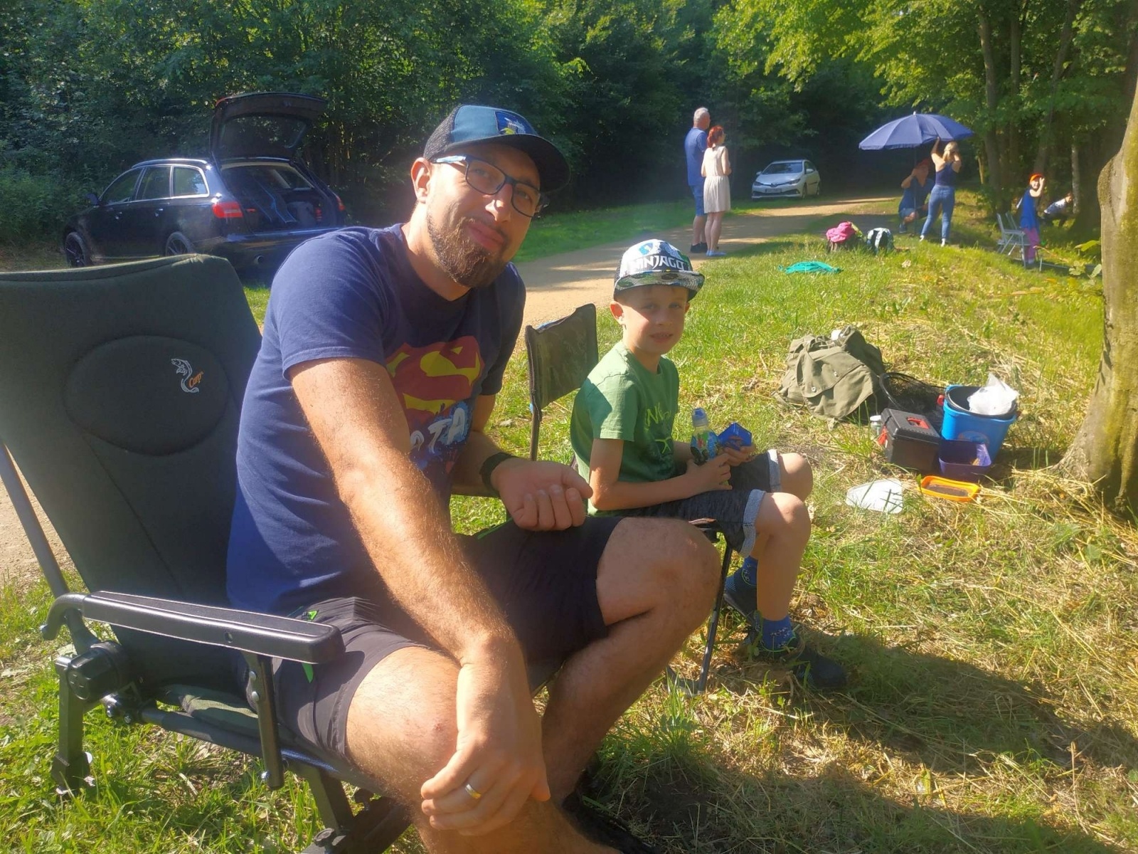 Zdjęcie w galerii na portalu naszraciborz.pl: Taaaka ryba. Najmłodsi wędkowali pod Oborą wiadomości z regionu