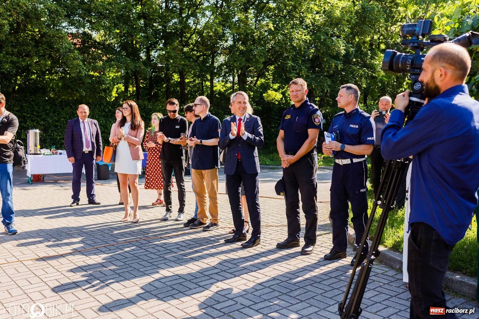 Zdjęcie w galerii na portalu naszraciborz.pl: Przy SP 18 otwarto miasteczko rowerowe [FOTO i WIDEO] wiadomości z regionu