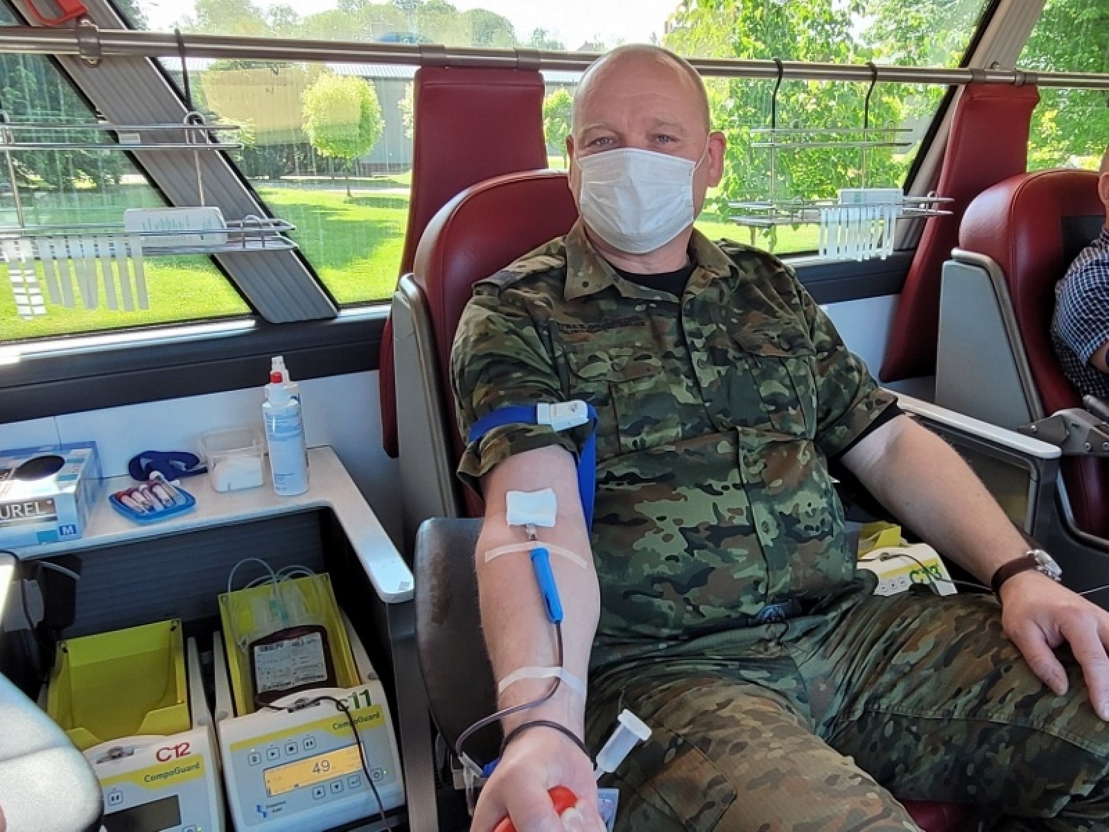 Zdjęcie w galerii na portalu naszraciborz.pl: Pierwsze litry Pogranicznej Grupy Krwi ze Śląskiego Oddziału Straży Granicznej wiadomości z regionu