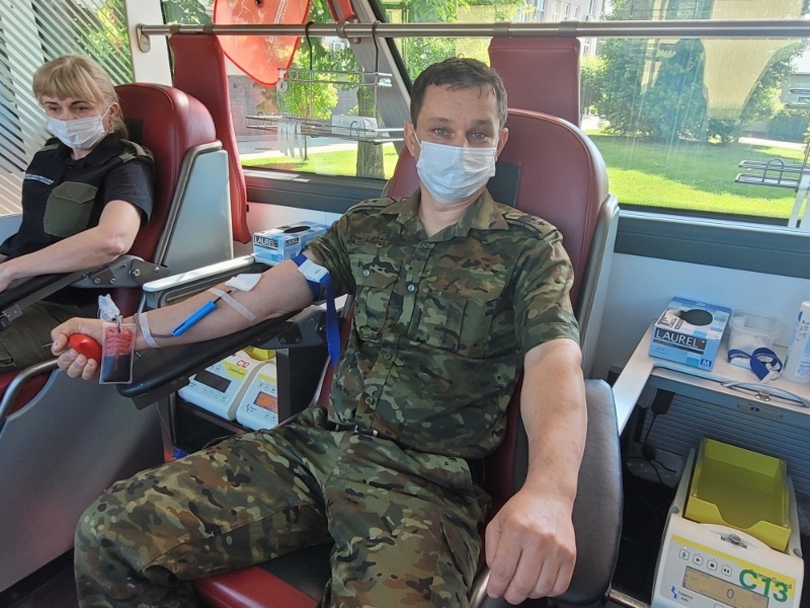 Zdjęcie w galerii na portalu naszraciborz.pl: Pierwsze litry Pogranicznej Grupy Krwi ze Śląskiego Oddziału Straży Granicznej wiadomości z regionu