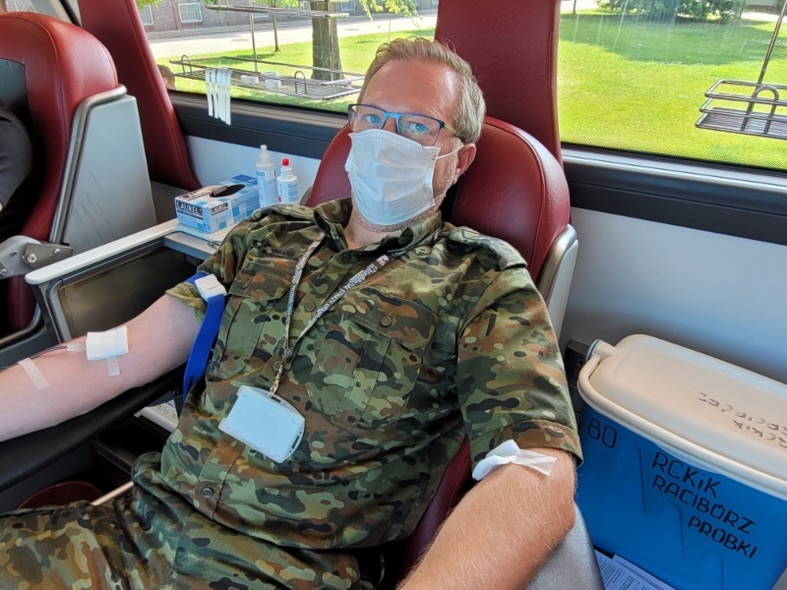 Zdjęcie w galerii na portalu naszraciborz.pl: Pierwsze litry Pogranicznej Grupy Krwi ze Śląskiego Oddziału Straży Granicznej wiadomości z regionu