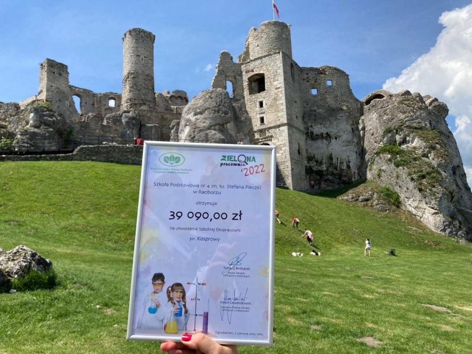 Zdjęcie w galerii na portalu naszraciborz.pl: Projekt Kasprowy SP 4 z dofinansowaniem w 8. edycji konkursu Zielona Pracownia wiadomości z regionu