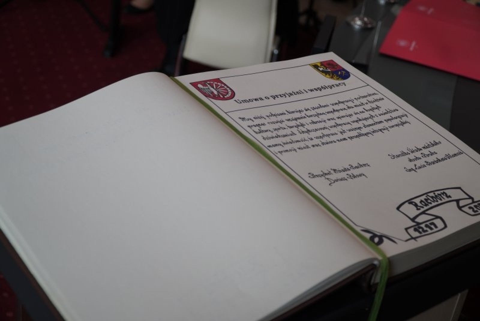 Zdjęcie w galerii na portalu naszraciborz.pl: Partnerstwo z Ostravą Porubą oficjalnie zawarte. Współpraca ma już dziesięć lat wiadomości z regionu