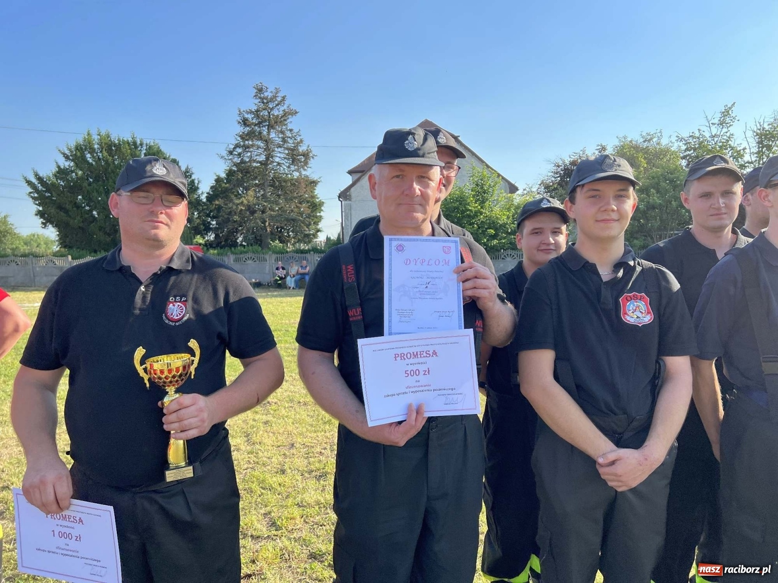 Zdjęcie w galerii na portalu naszraciborz.pl: Henkel wygrał miejskie zawody sportowo-pożarnicze. O krok przed Sudołem [FOTO i WIDEO] wiadomości z regionu