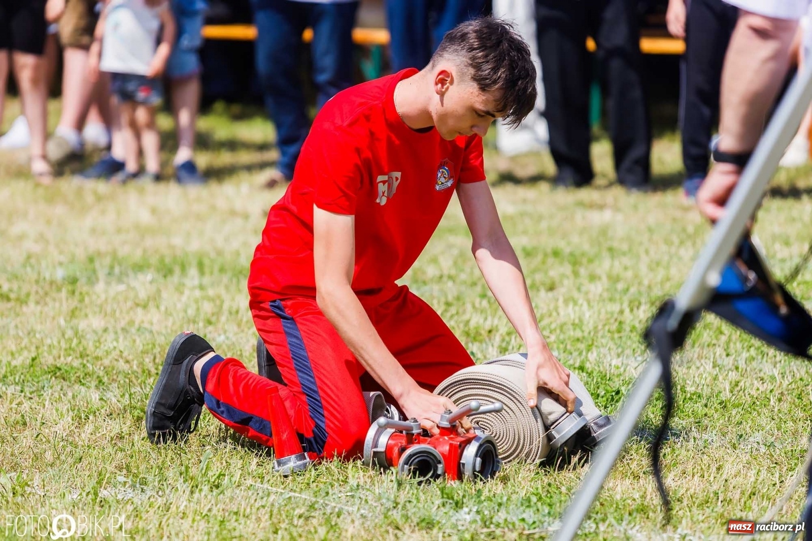Zdjęcie w galerii na portalu naszraciborz.pl: Henkel wygrał miejskie zawody sportowo-pożarnicze. O krok przed Sudołem [FOTO i WIDEO] wiadomości z regionu