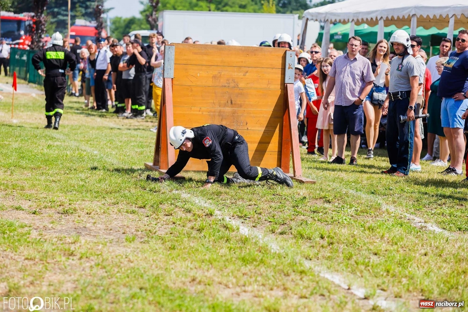 Zdjęcie w galerii na portalu naszraciborz.pl: Henkel wygrał miejskie zawody sportowo-pożarnicze. O krok przed Sudołem [FOTO i WIDEO] wiadomości z regionu