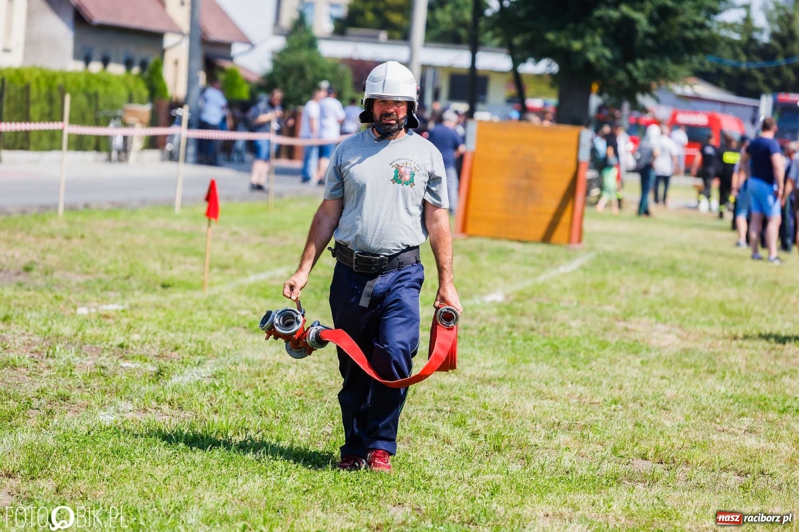 Zdjęcie w galerii na portalu naszraciborz.pl: Henkel wygrał miejskie zawody sportowo-pożarnicze. O krok przed Sudołem [FOTO i WIDEO] wiadomości z regionu