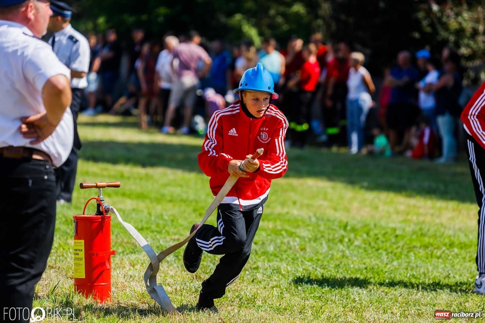 Zdjęcie w galerii na portalu naszraciborz.pl: Henkel wygrał miejskie zawody sportowo-pożarnicze. O krok przed Sudołem [FOTO i WIDEO] wiadomości z regionu