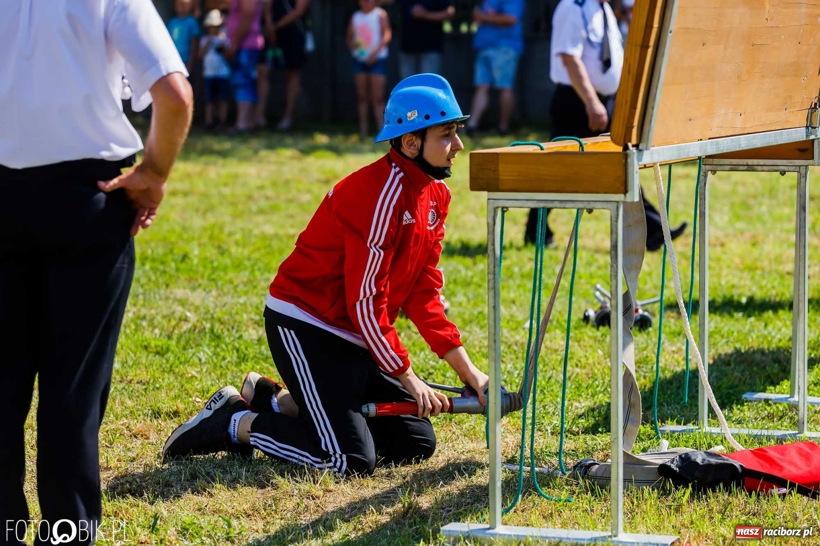 Zdjęcie w galerii na portalu naszraciborz.pl: Henkel wygrał miejskie zawody sportowo-pożarnicze. O krok przed Sudołem [FOTO i WIDEO] wiadomości z regionu