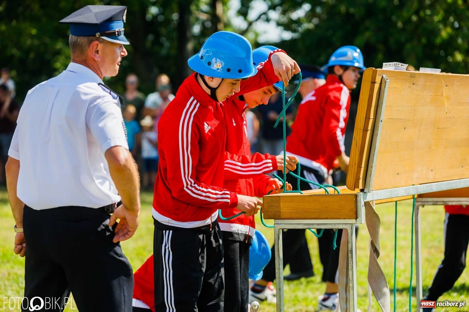 Zdjęcie w galerii na portalu naszraciborz.pl: Henkel wygrał miejskie zawody sportowo-pożarnicze. O krok przed Sudołem [FOTO i WIDEO] wiadomości z regionu