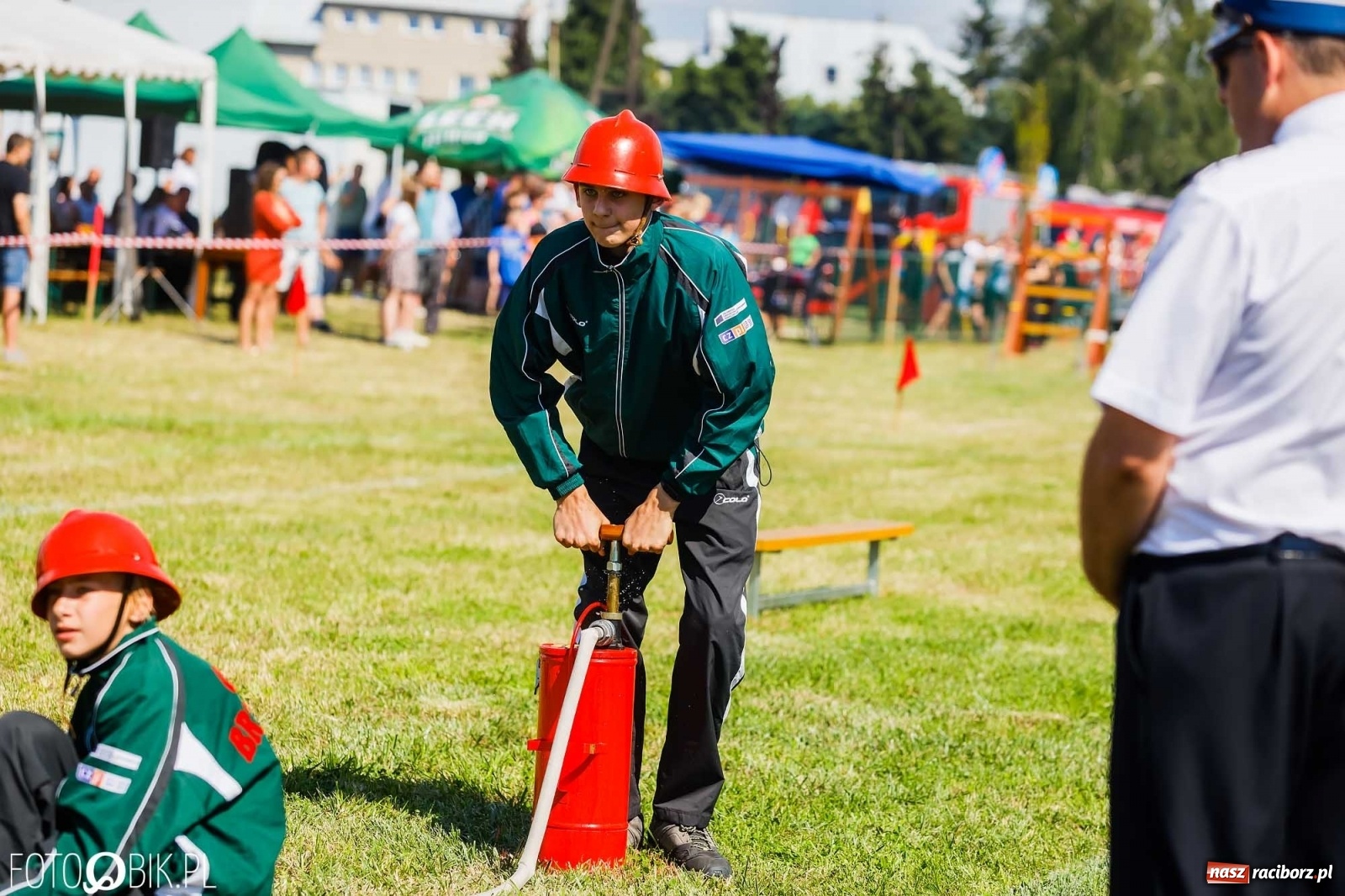 Zdjęcie w galerii na portalu naszraciborz.pl: Henkel wygrał miejskie zawody sportowo-pożarnicze. O krok przed Sudołem [FOTO i WIDEO] wiadomości z regionu