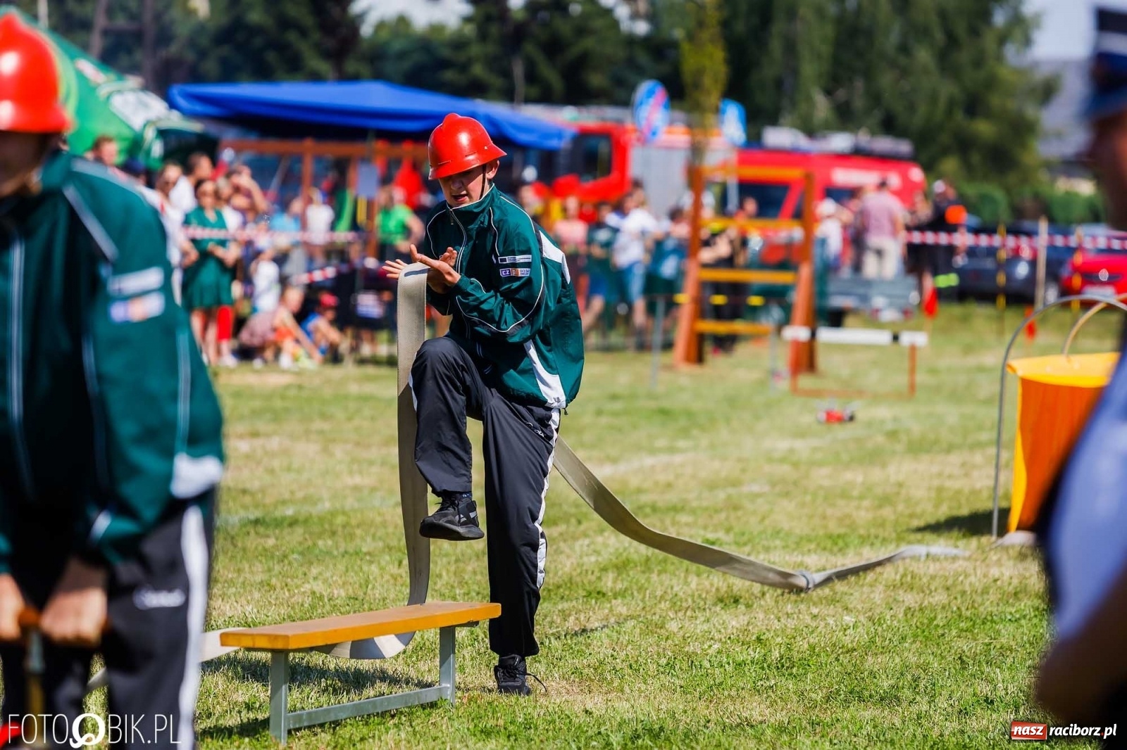 Zdjęcie w galerii na portalu naszraciborz.pl: Henkel wygrał miejskie zawody sportowo-pożarnicze. O krok przed Sudołem [FOTO i WIDEO] wiadomości z regionu