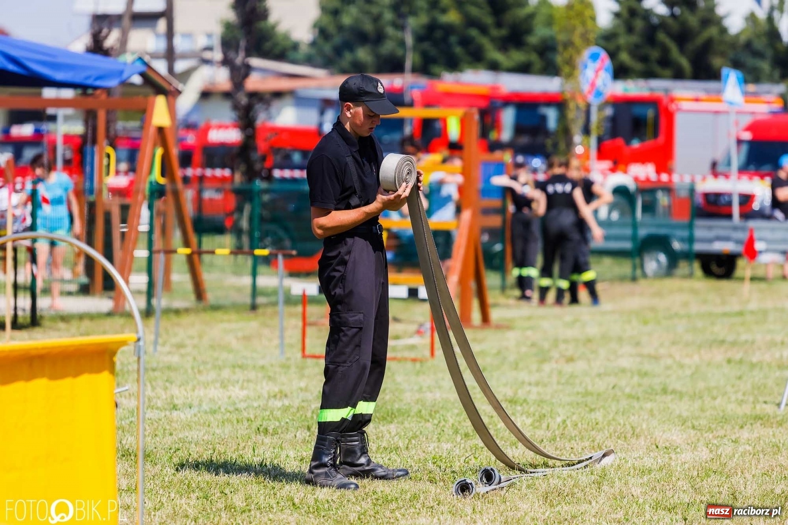 Zdjęcie w galerii na portalu naszraciborz.pl: Henkel wygrał miejskie zawody sportowo-pożarnicze. O krok przed Sudołem [FOTO i WIDEO] wiadomości z regionu