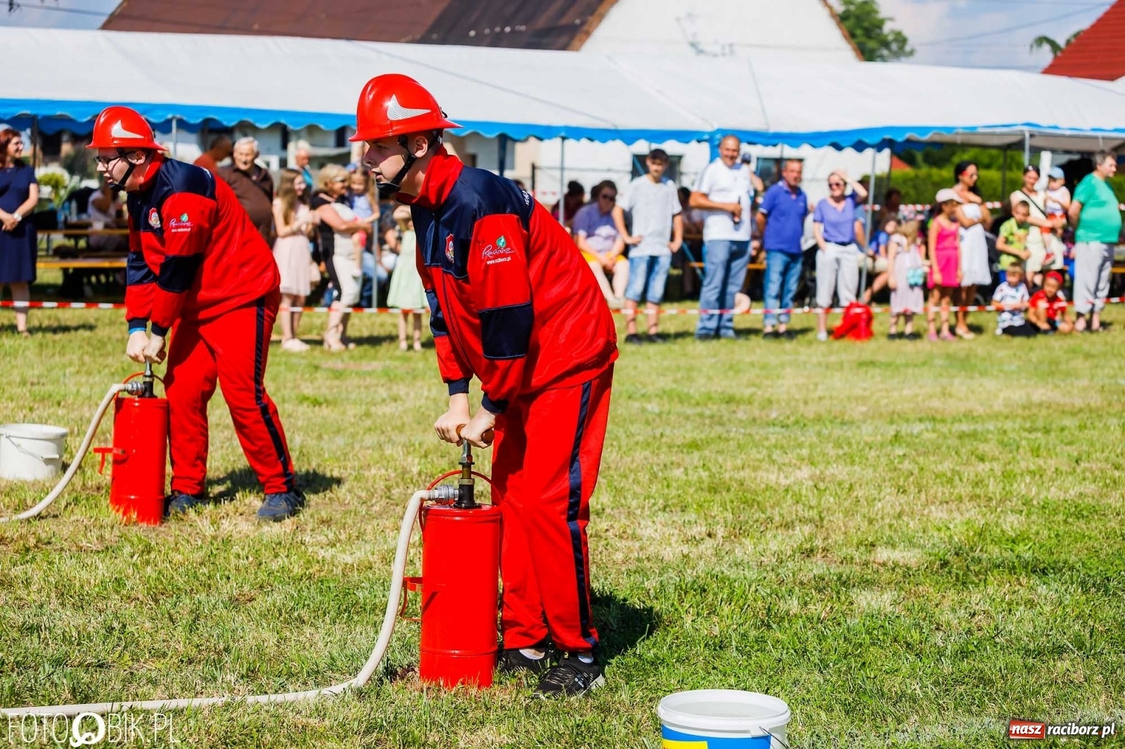 Zdjęcie w galerii na portalu naszraciborz.pl: Henkel wygrał miejskie zawody sportowo-pożarnicze. O krok przed Sudołem [FOTO i WIDEO] wiadomości z regionu