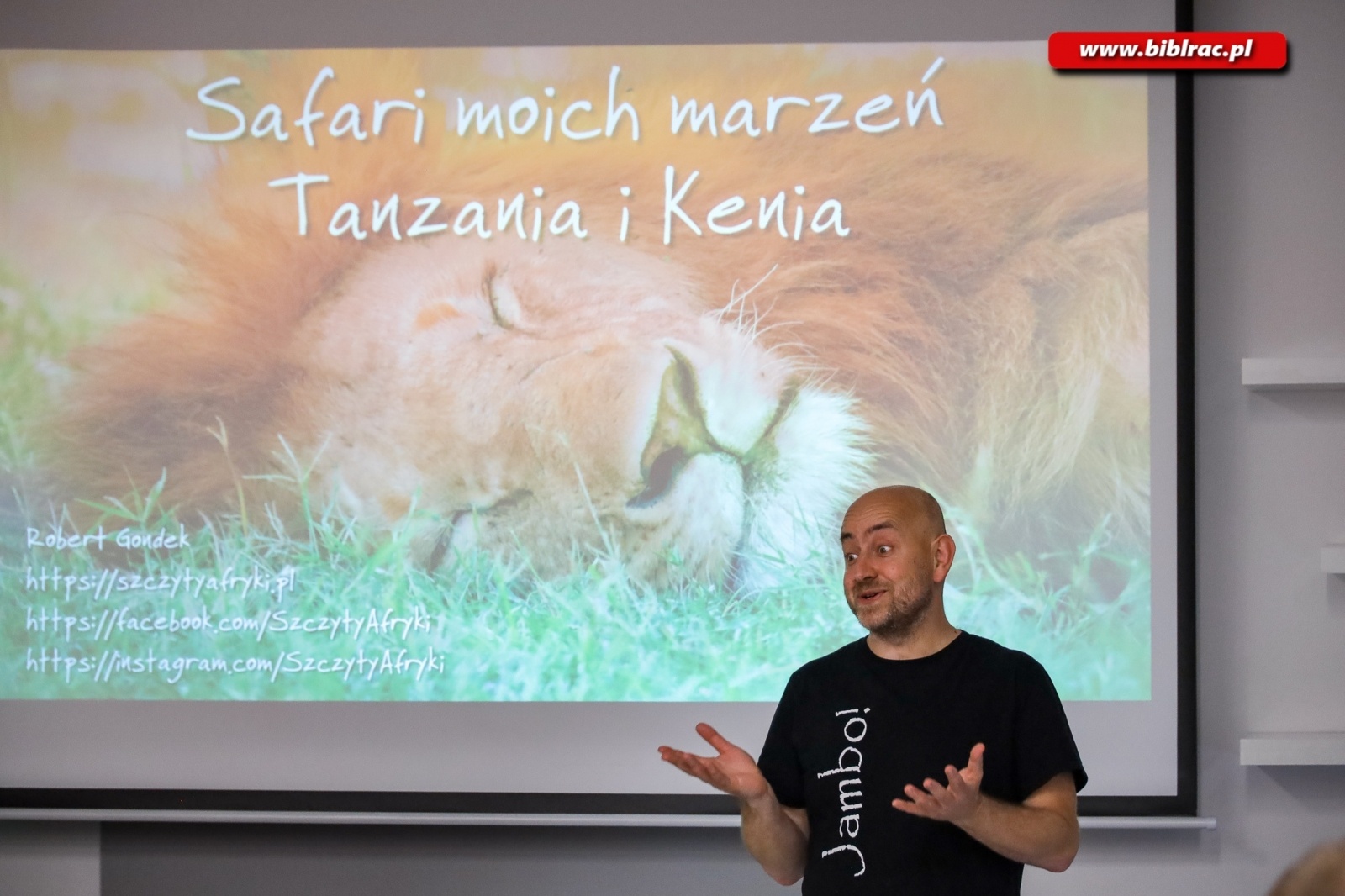 Zdjęcie w galerii na portalu naszraciborz.pl: Afrykańska podróż marzeń w bibliotece wiadomości z regionu