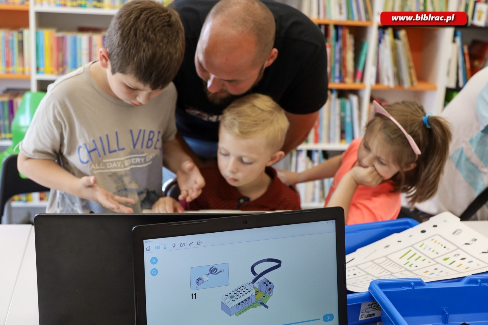 Zdjęcie w galerii na portalu naszraciborz.pl: W bibliotece ruszył Klub Ojca! wiadomości z regionu