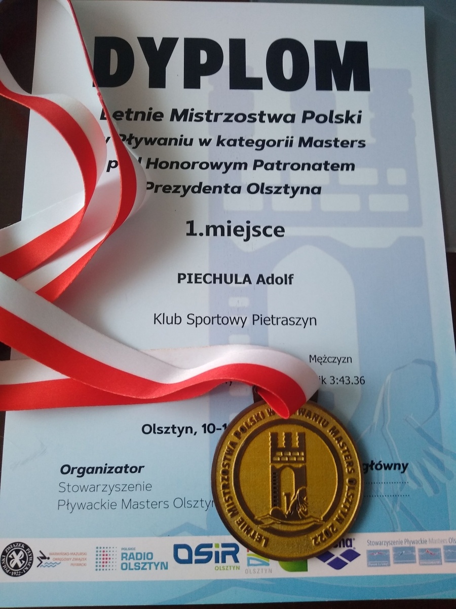 Zdjęcie w galerii na portalu naszraciborz.pl: Pływak KS Pietraszyn z sukcesem w Olsztynie wiadomości z regionu