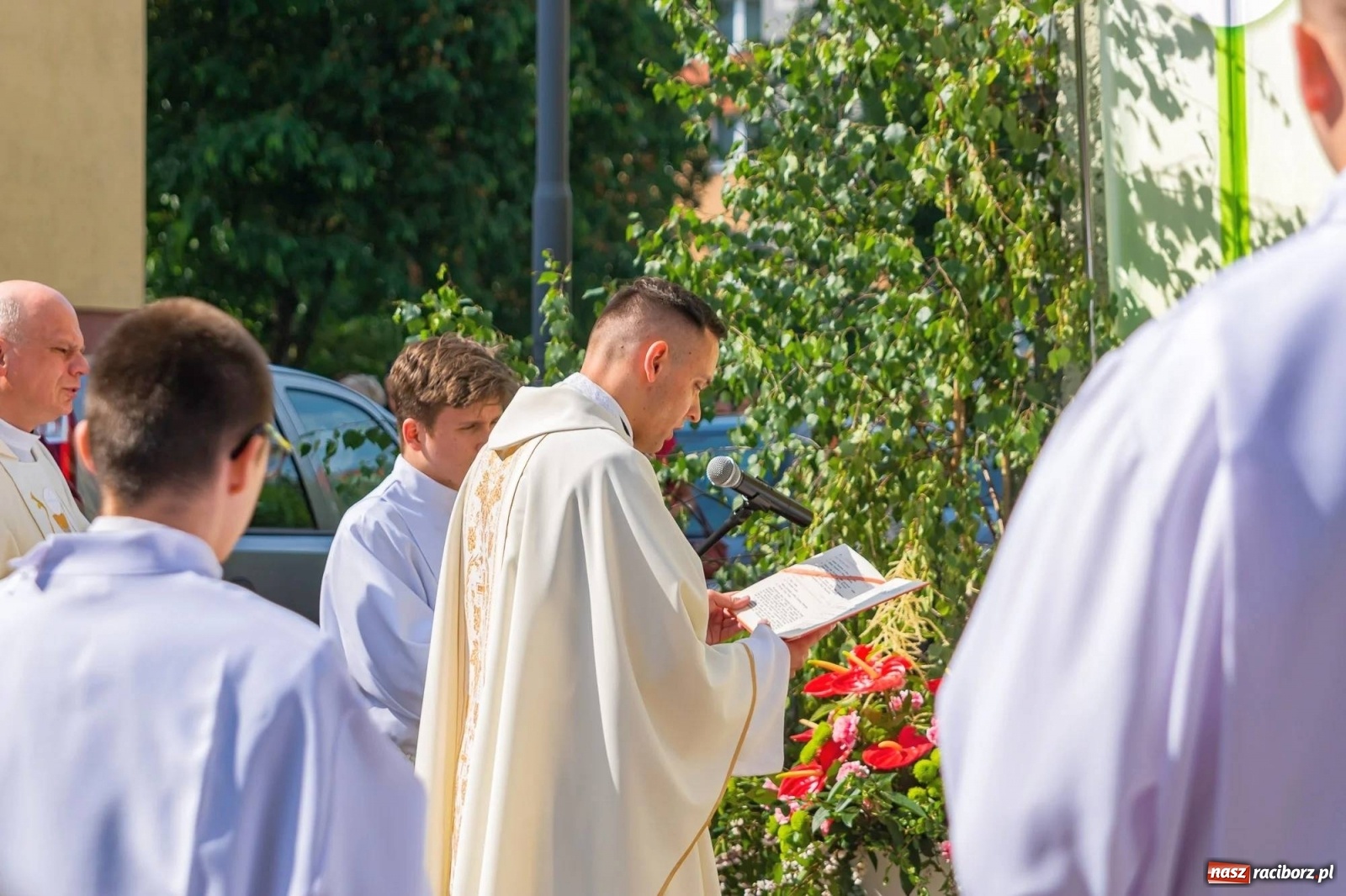 Zdjęcie w galerii na portalu naszraciborz.pl: Boże Ciało na starym mieście w Raciborzu [FOTO i WIDEO] wiadomości z regionu