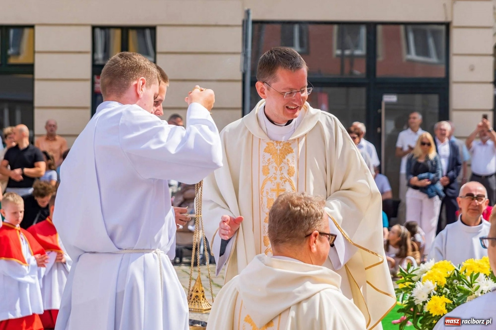 Zdjęcie w galerii na portalu naszraciborz.pl: Boże Ciało na starym mieście w Raciborzu [FOTO i WIDEO] wiadomości z regionu
