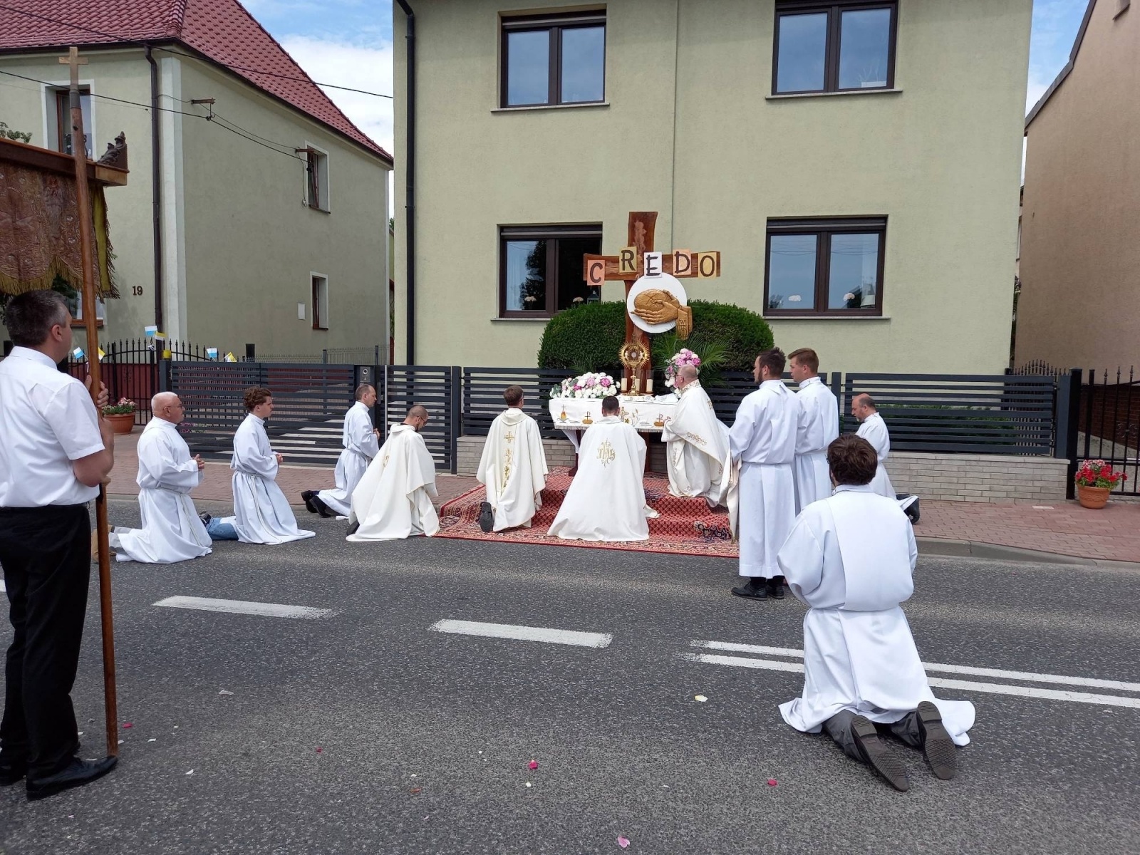 Zdjęcie w galerii na portalu naszraciborz.pl: Boże Ciało na Starej Wsi w Raciborzu wiadomości z regionu