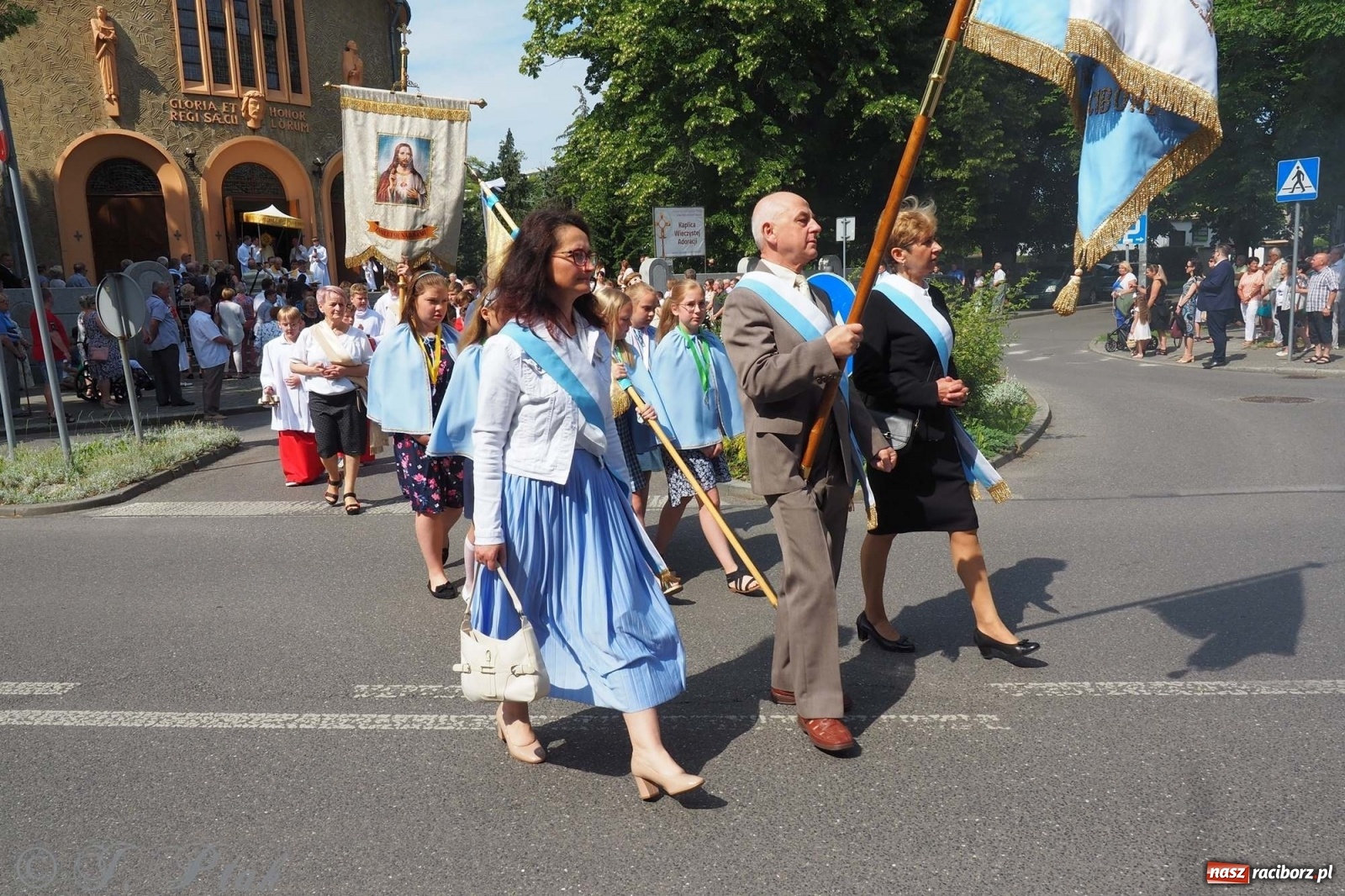 Zdjęcie w galerii na portalu naszraciborz.pl: Boże Ciało w największej raciborskiej parafii [FOTO i WIDEO] wiadomości z regionu