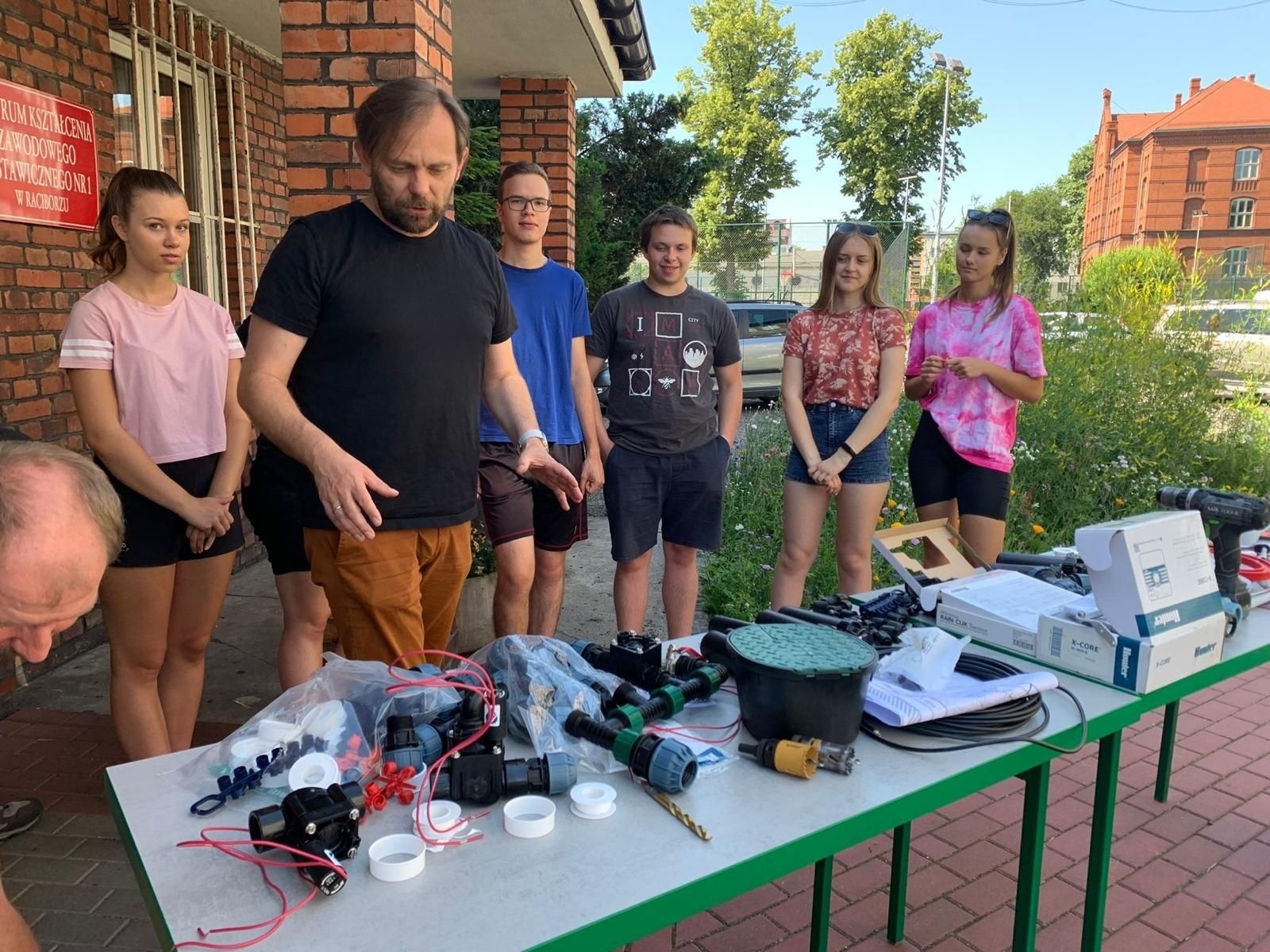 Zdjęcie w galerii na portalu naszraciborz.pl: System automatycznego nawadniania w CKZiU nr 1 w Raciborzu wiadomości z regionu