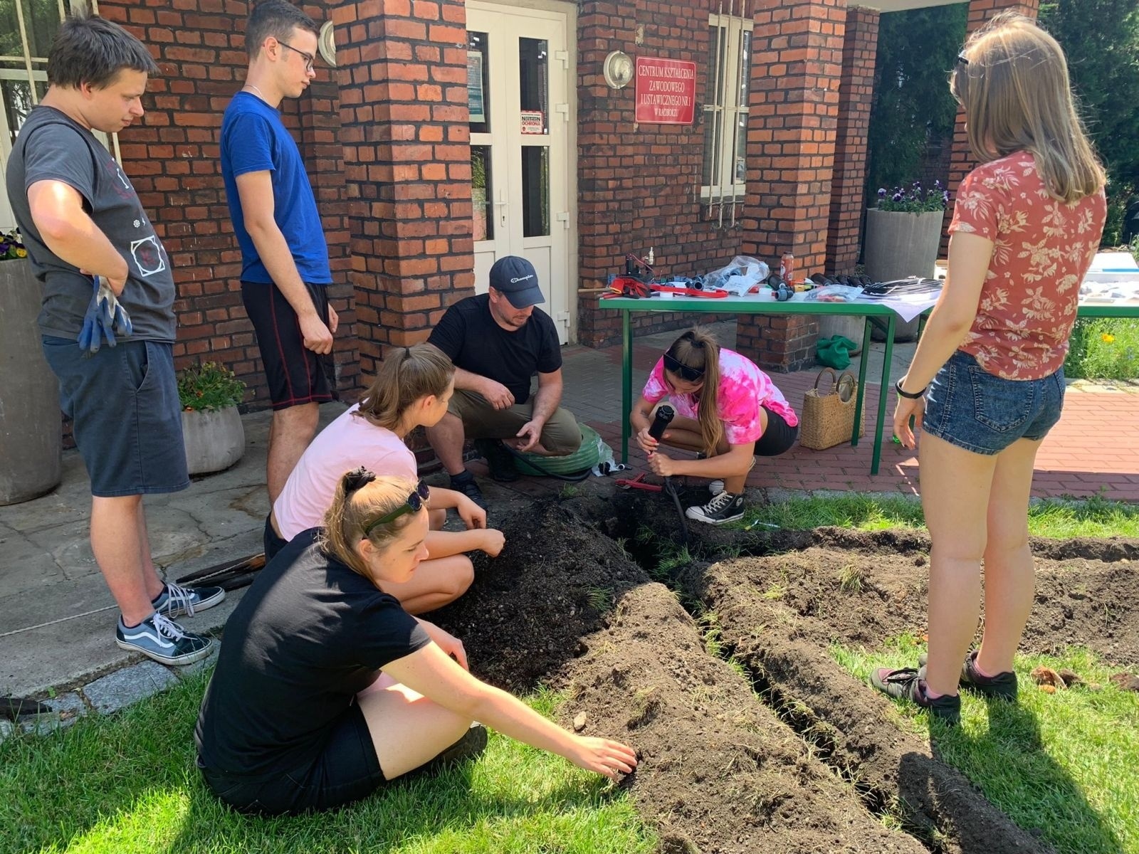 Zdjęcie w galerii na portalu naszraciborz.pl: System automatycznego nawadniania w CKZiU nr 1 w Raciborzu wiadomości z regionu