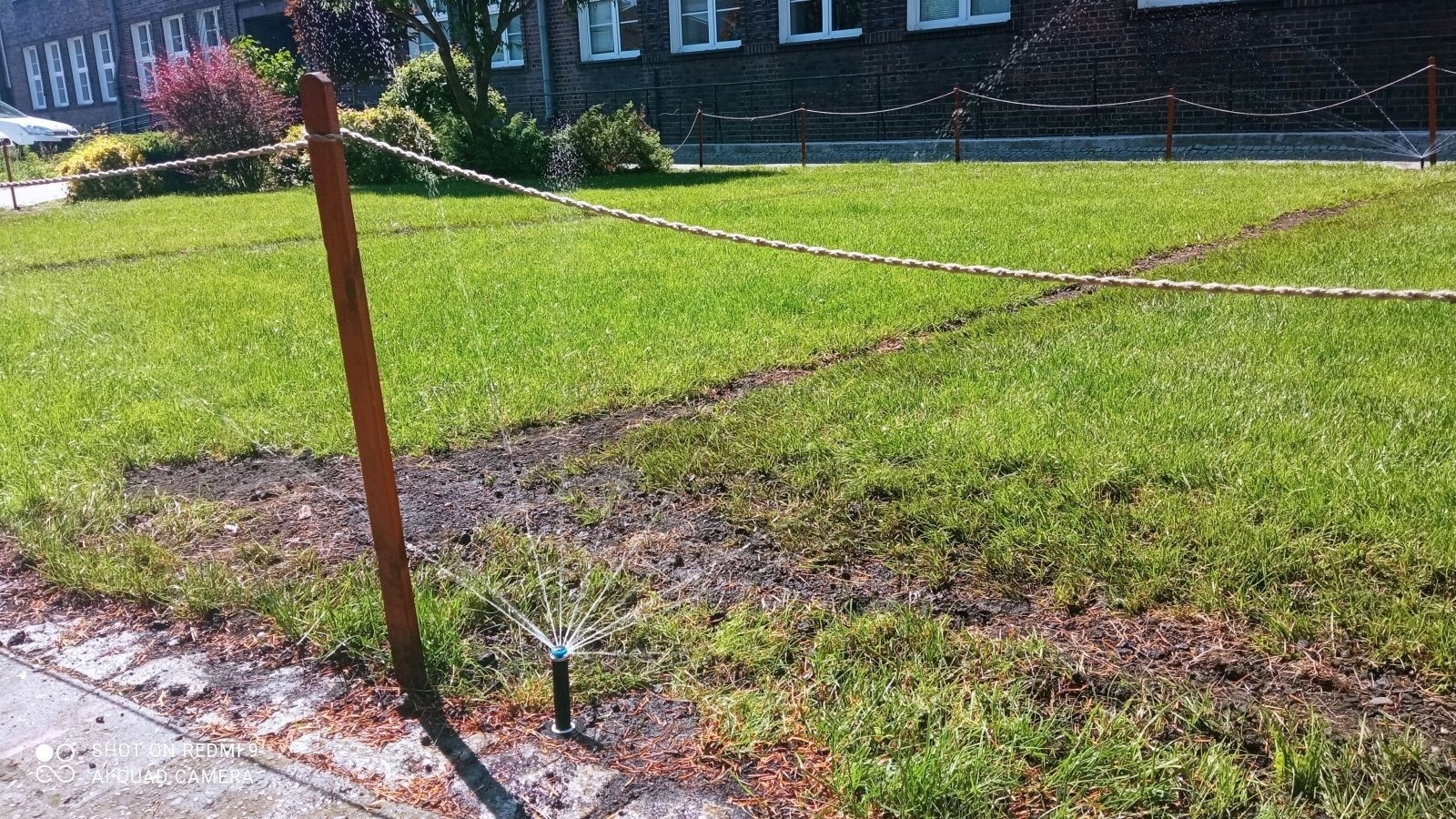 Zdjęcie w galerii na portalu naszraciborz.pl: System automatycznego nawadniania w CKZiU nr 1 w Raciborzu wiadomości z regionu