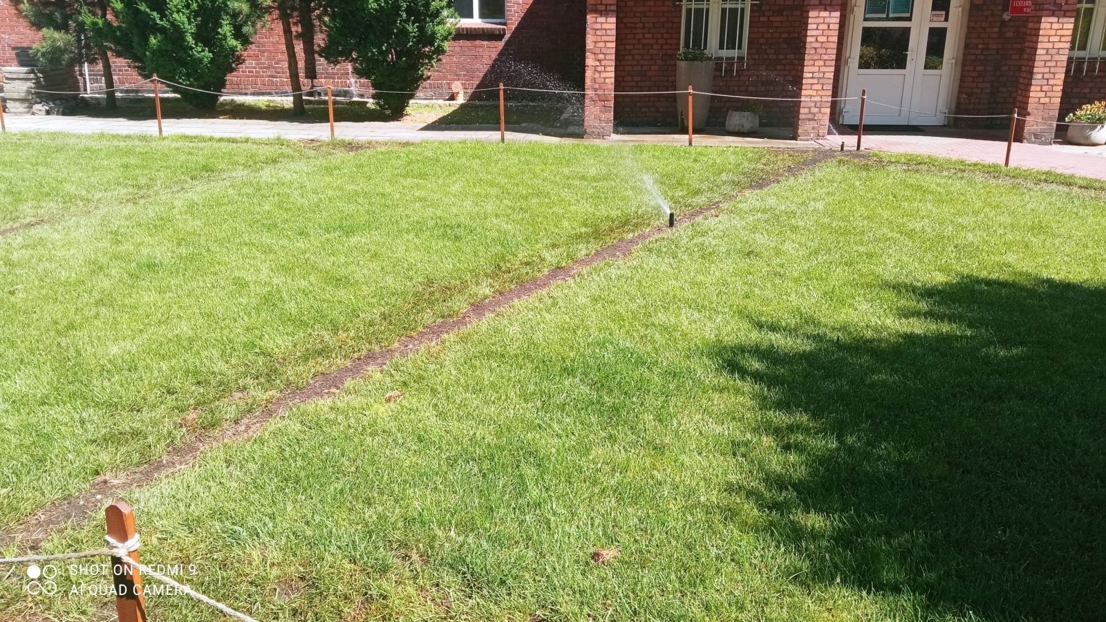 Zdjęcie w galerii na portalu naszraciborz.pl: System automatycznego nawadniania w CKZiU nr 1 w Raciborzu wiadomości z regionu