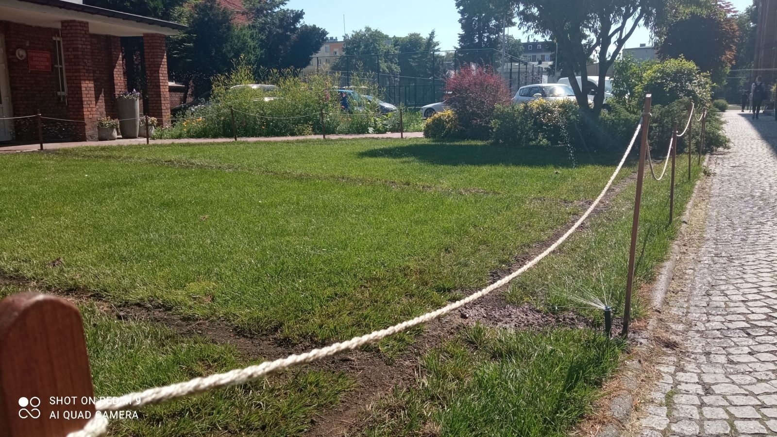 Zdjęcie w galerii na portalu naszraciborz.pl: System automatycznego nawadniania w CKZiU nr 1 w Raciborzu wiadomości z regionu