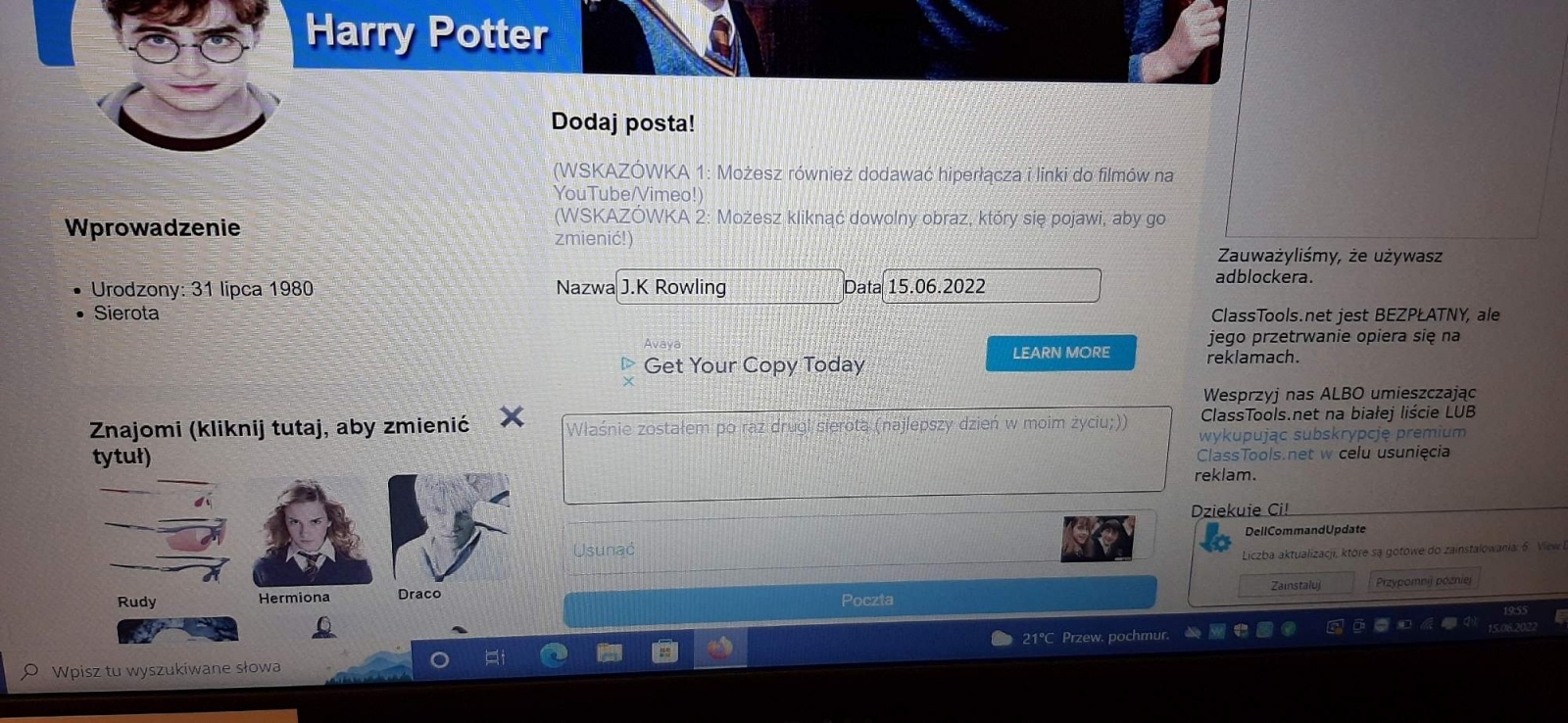 Zdjęcie w galerii na portalu naszraciborz.pl: Czytanie to nie przeżytek - noc w bibliotece na Płoni wiadomości z regionu