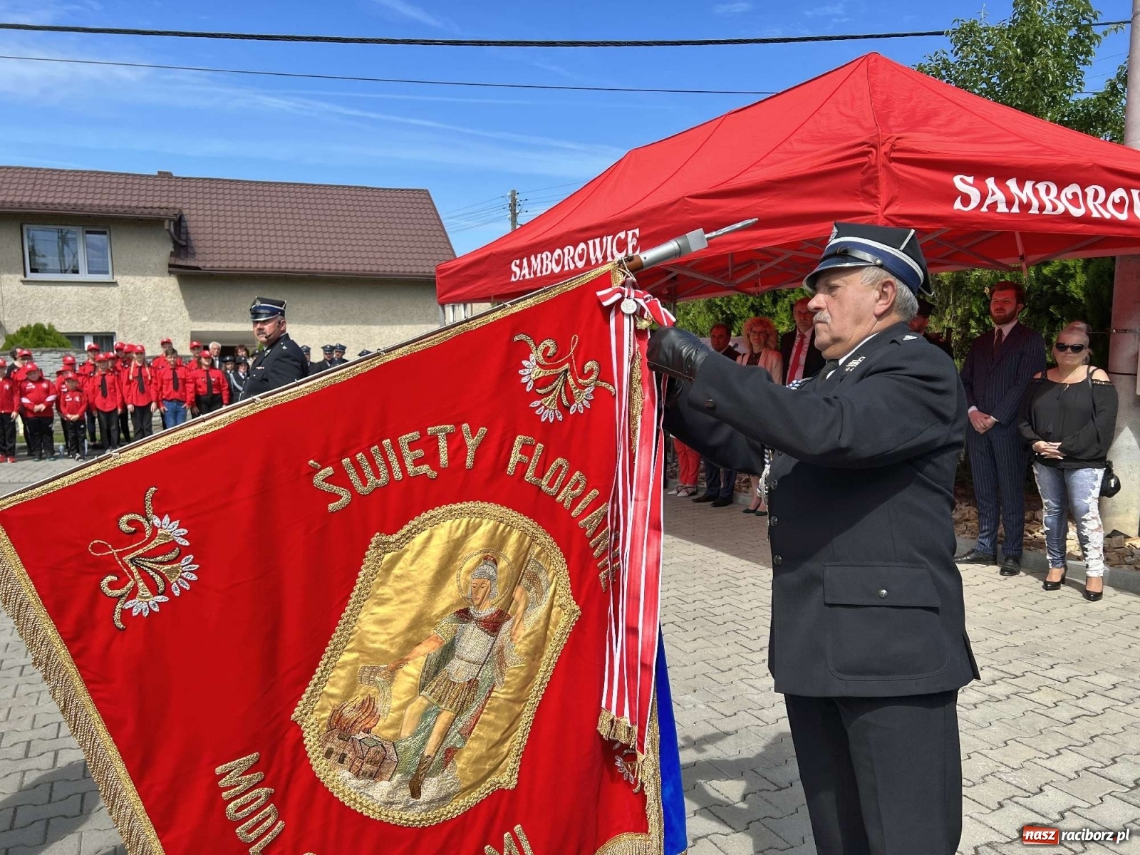 Zdjęcie w galerii na portalu naszraciborz.pl: W Samborowicach świętują 100-lecie OSP [FOTO i WIDEO] wiadomości z regionu