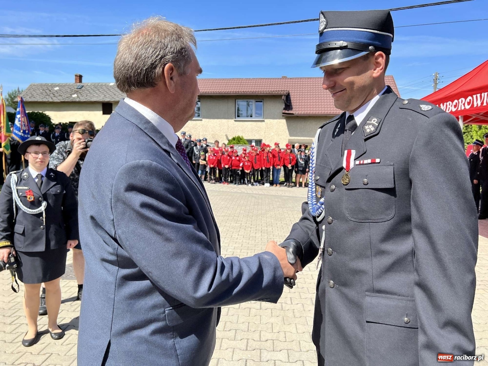 Zdjęcie w galerii na portalu naszraciborz.pl: W Samborowicach świętują 100-lecie OSP [FOTO i WIDEO] wiadomości z regionu