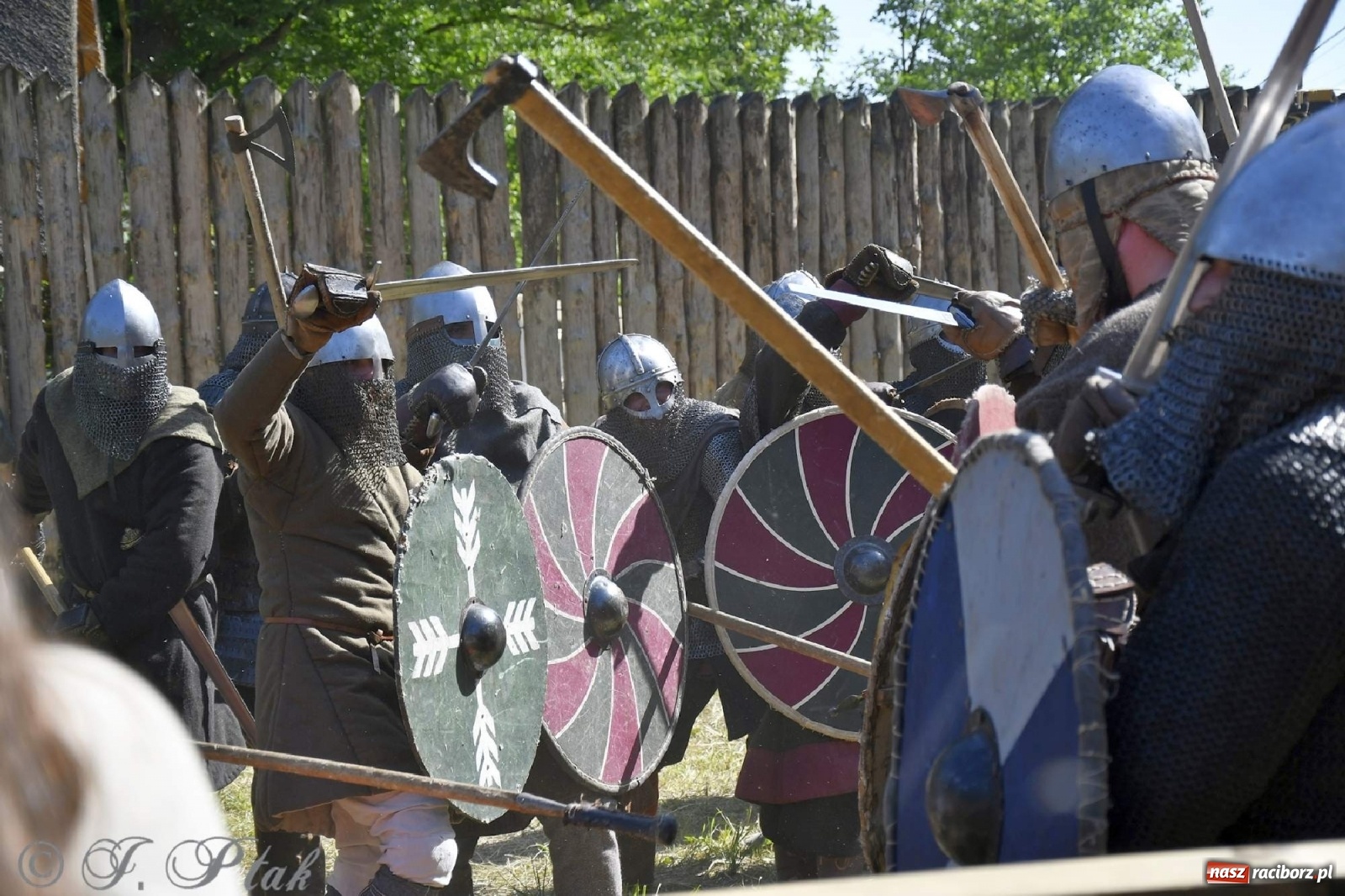 Zdjęcie w galerii na portalu naszraciborz.pl: Wielka bitwa wojów pod Oborą [FOTO i WIDEO] wiadomości z regionu