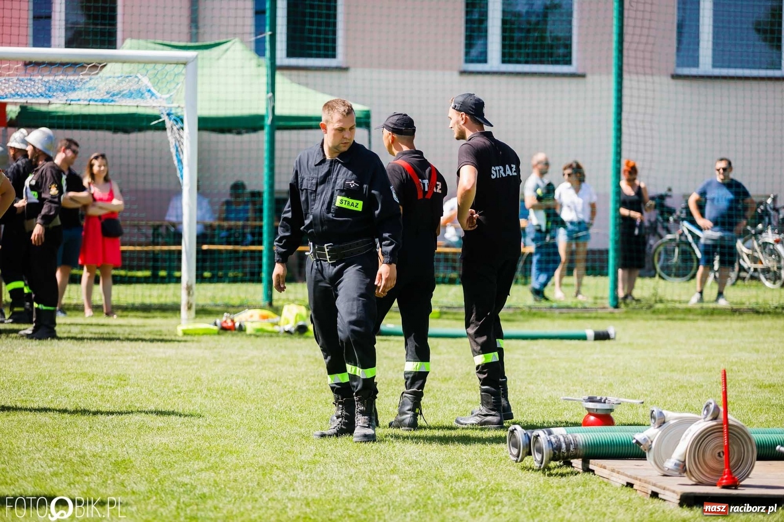 Zdjęcie w galerii na portalu naszraciborz.pl: Gminne zawody OSP. Trzy trofea dla Krzanowic, jedno dla Borucina [FOTO i WIDEO] wiadomości z regionu